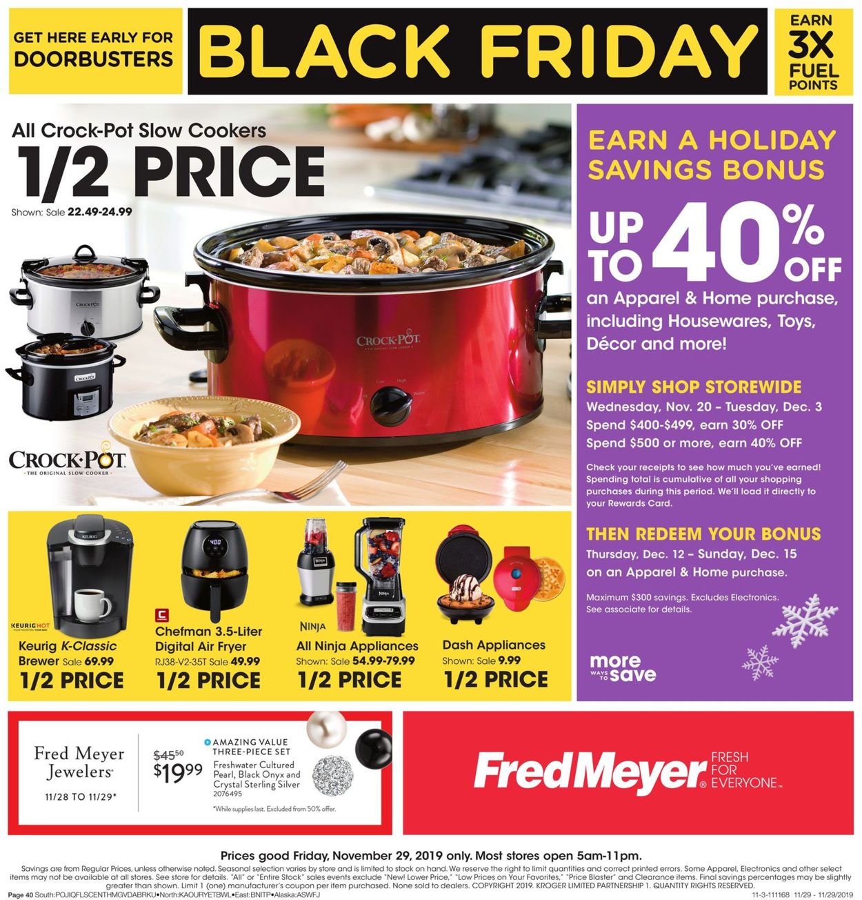 Fred Meyer - Black Friday Ad 2019 Weekly Ad Circular - valid 11/11-11/29/2019 (Page 40)