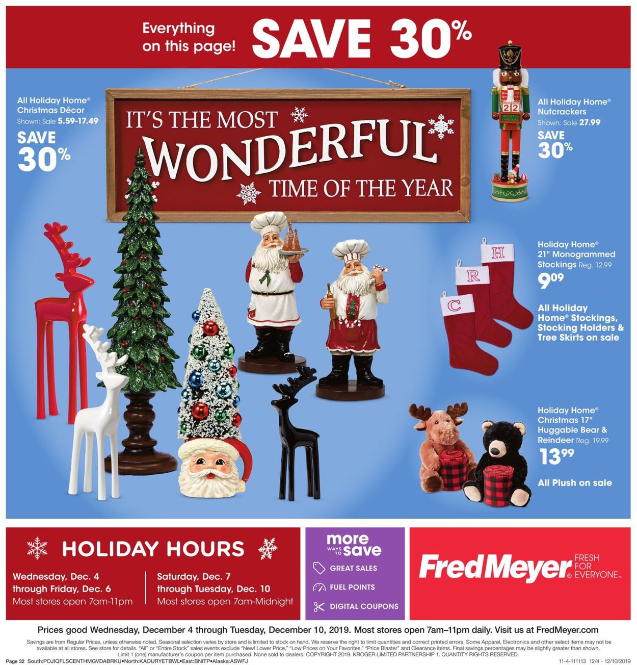 Fred Meyer - Holiday Ad 2019 Weekly Ad Circular - valid 12/04-12/10/2019 (Page 32)