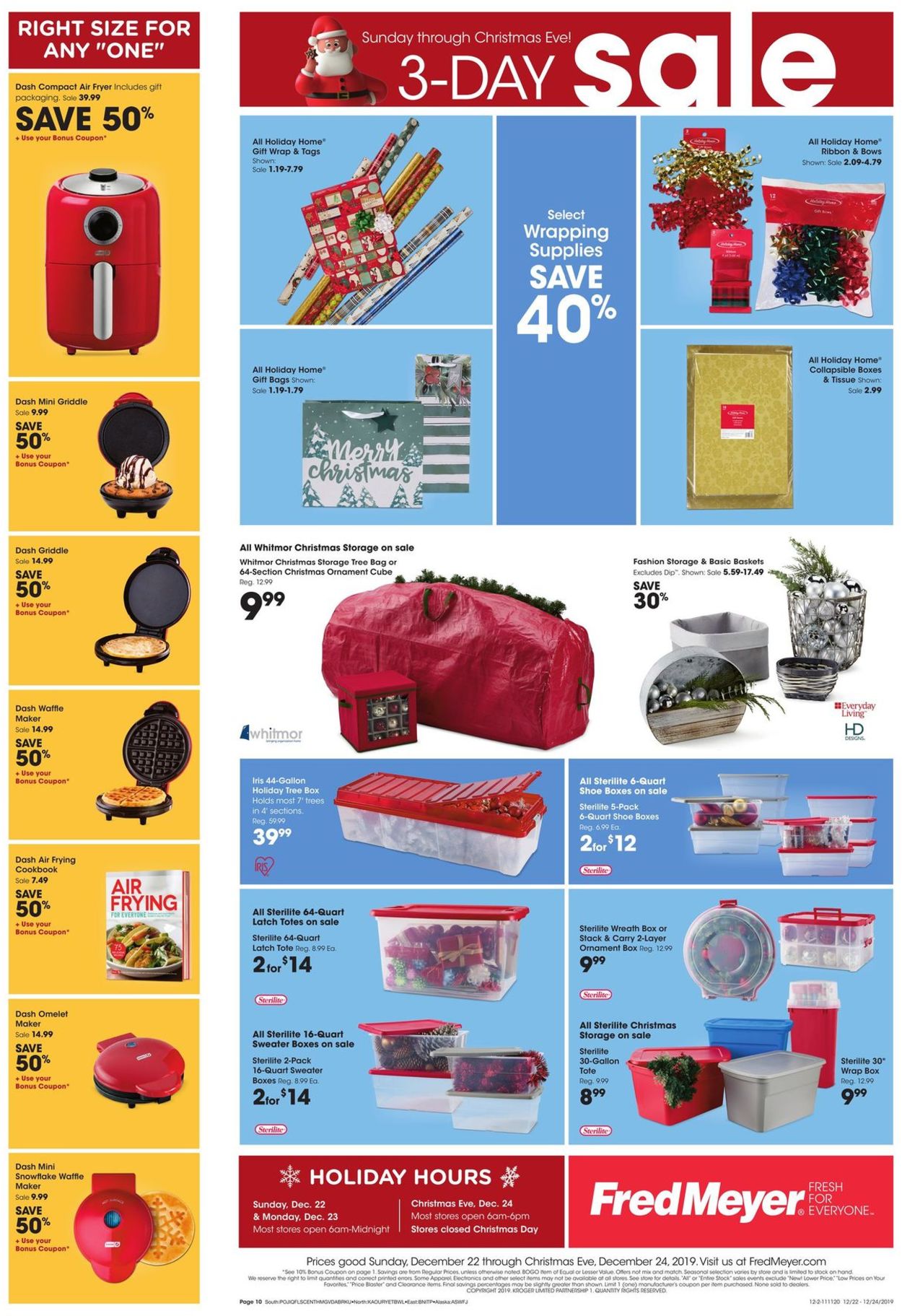 Fred Meyer - Christmas Sale Ad 2019 Weekly Ad Circular - valid 12/22-12/24/2019 (Page 10)