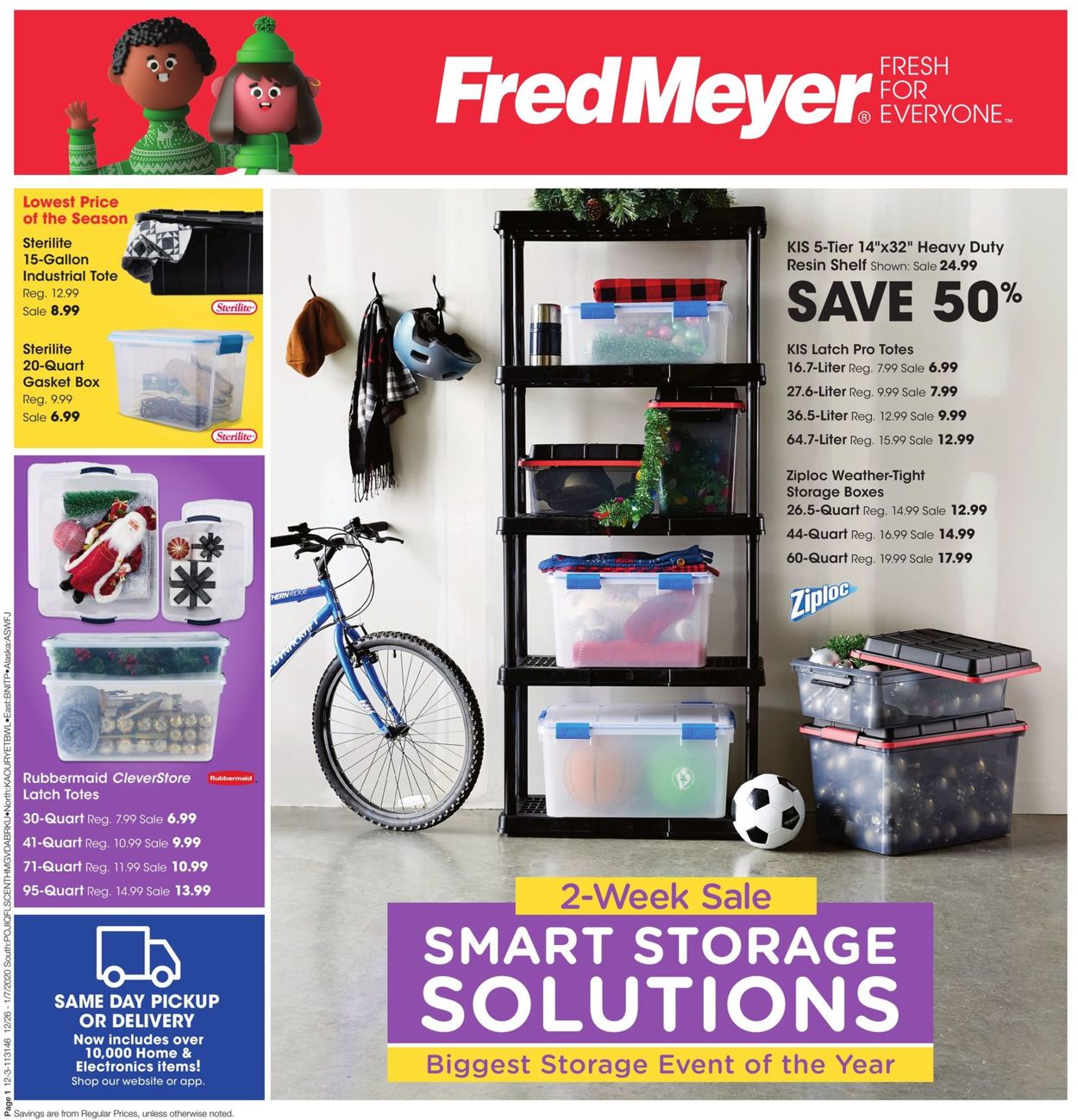 Fred Meyer Weekly Ad Circular - valid 12/26-01/07/2020