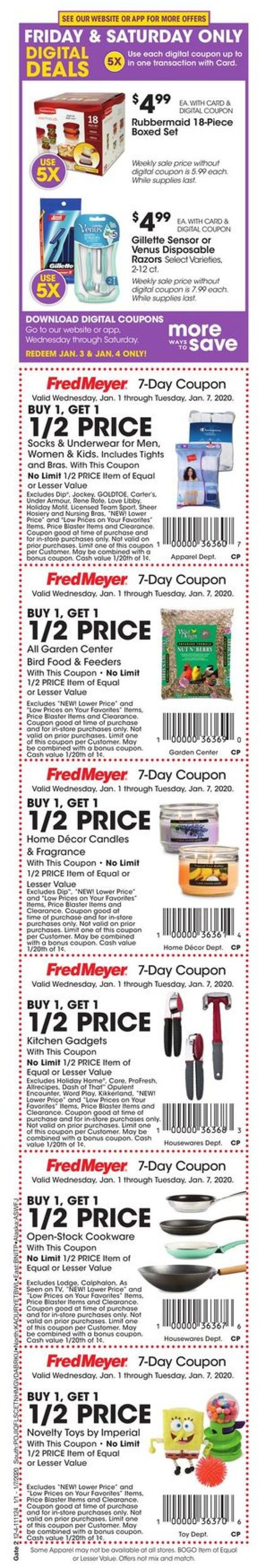 Fred Meyer Weekly Ad Circular - valid 01/01-01/07/2020 (Page 8)