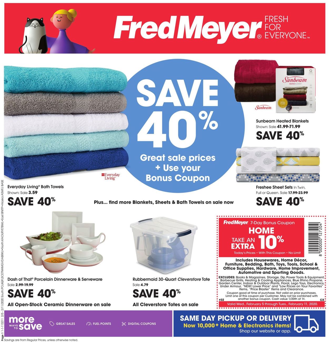 Fred Meyer Weekly Ad Circular - valid 02/05-02/11/2020