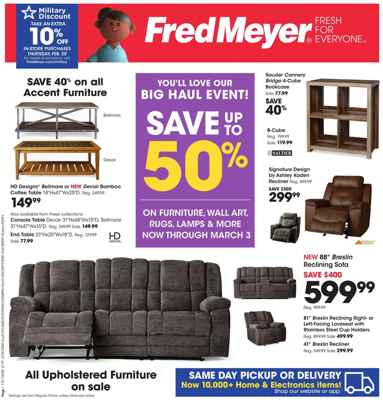 Fred Meyer Weekly Ad Circular - valid 02/19-02/25/2020
