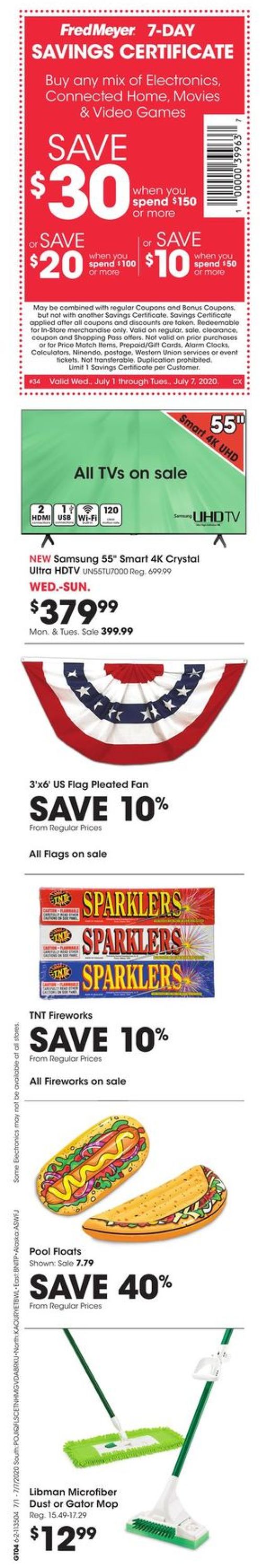 Fred Meyer Weekly Ad Circular - valid 07/01-07/07/2020 (Page 10)