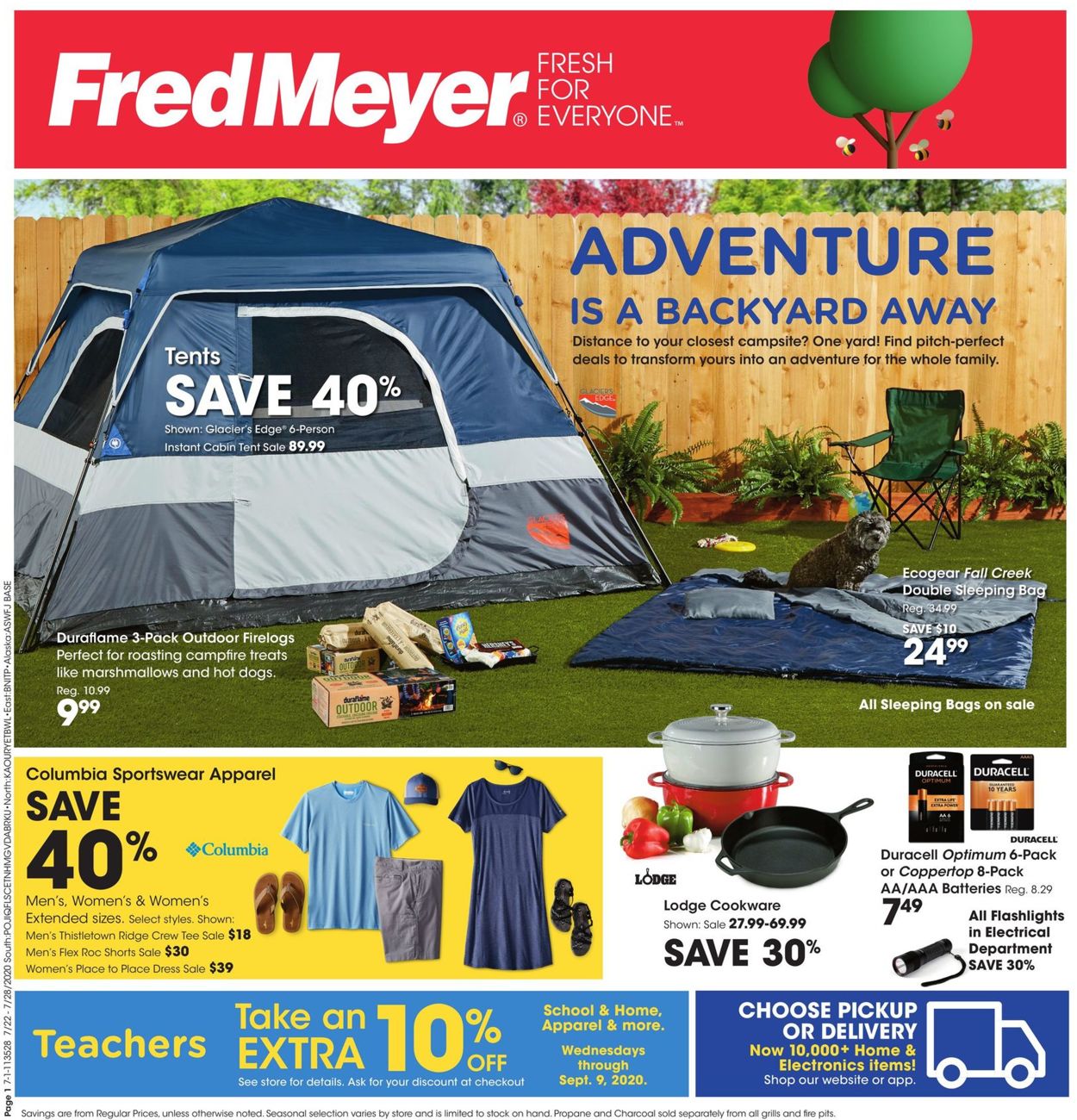 Fred Meyer Weekly Ad Circular - valid 07/22-07/28/2020