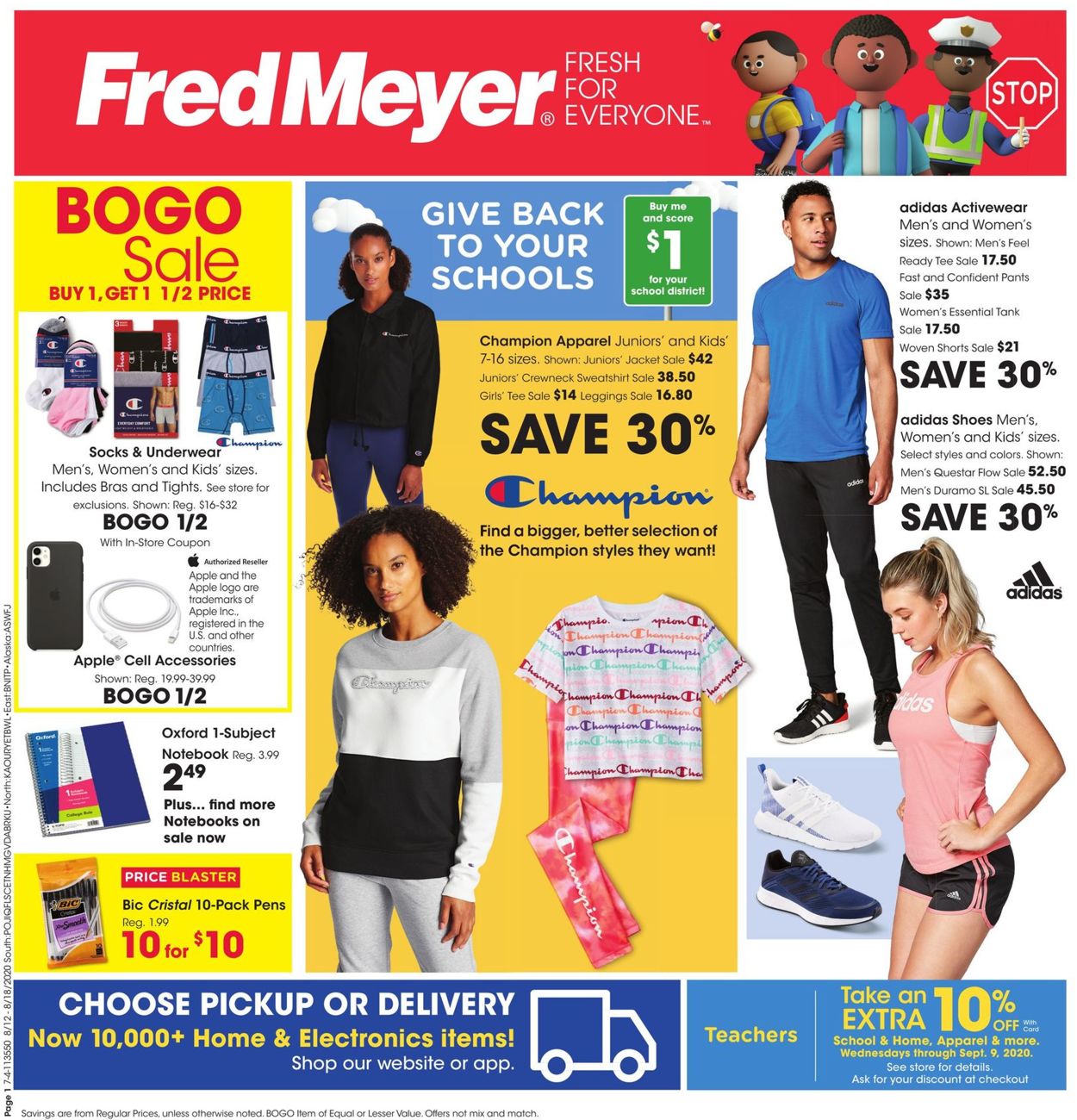 Fred Meyer Weekly Ad Circular - valid 08/12-08/18/2020