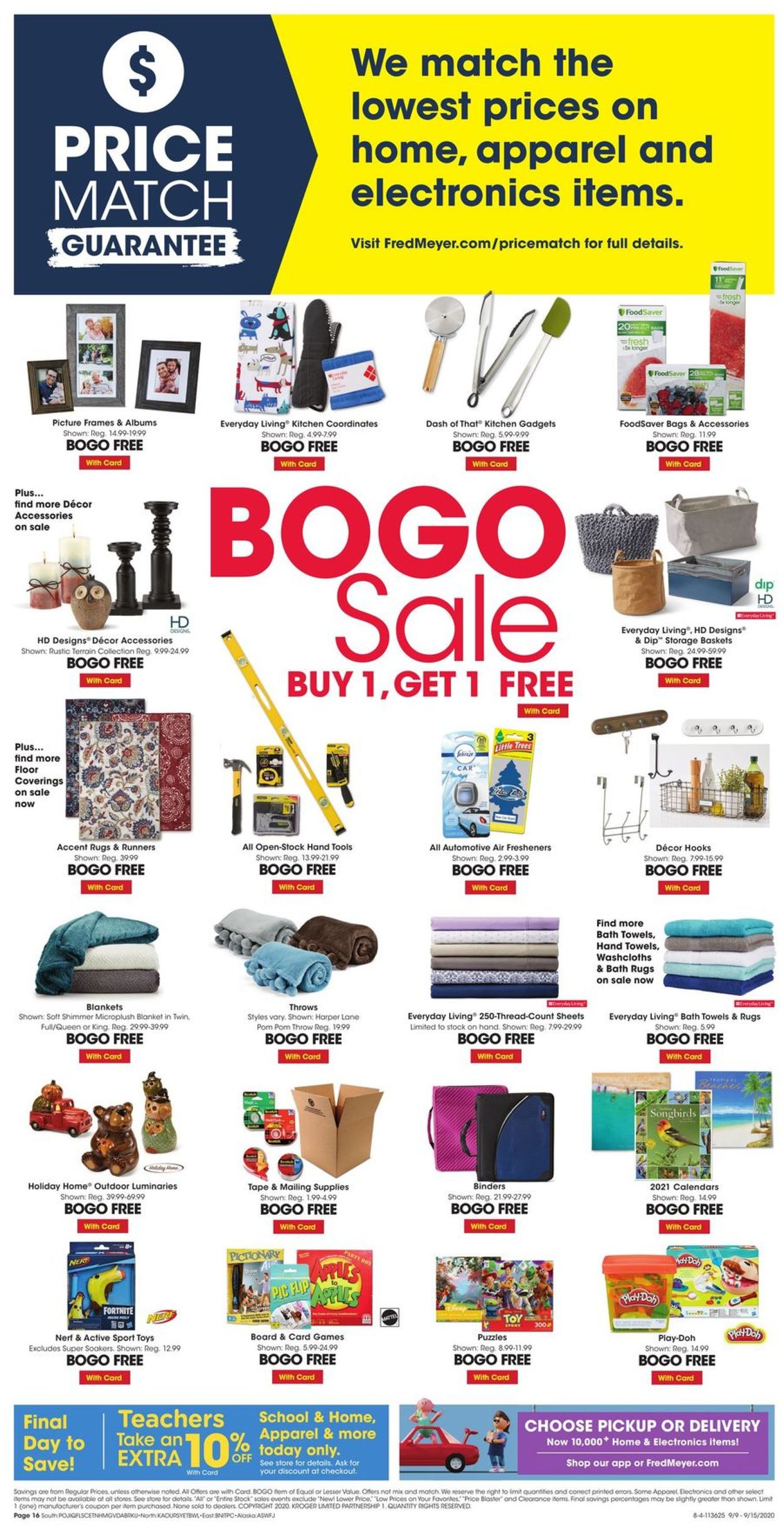 Fred Meyer Weekly Ad Circular - valid 09/09-09/15/2020 (Page 16)