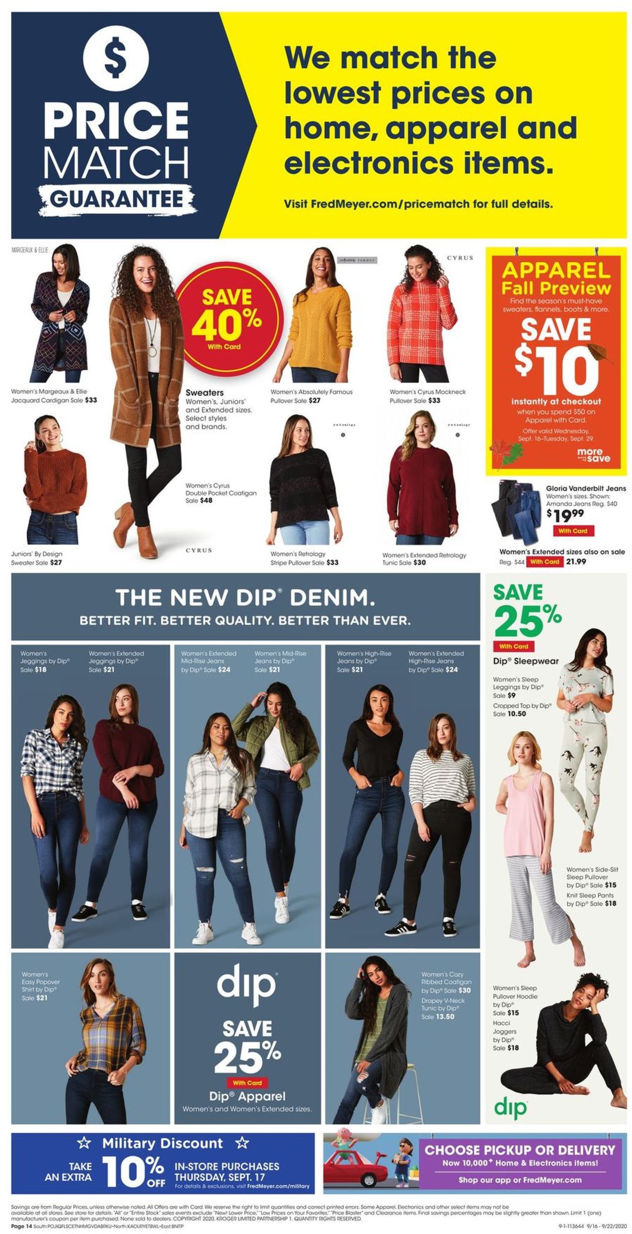 Fred Meyer Weekly Ad Circular - valid 09/16-09/22/2020 (Page 14)