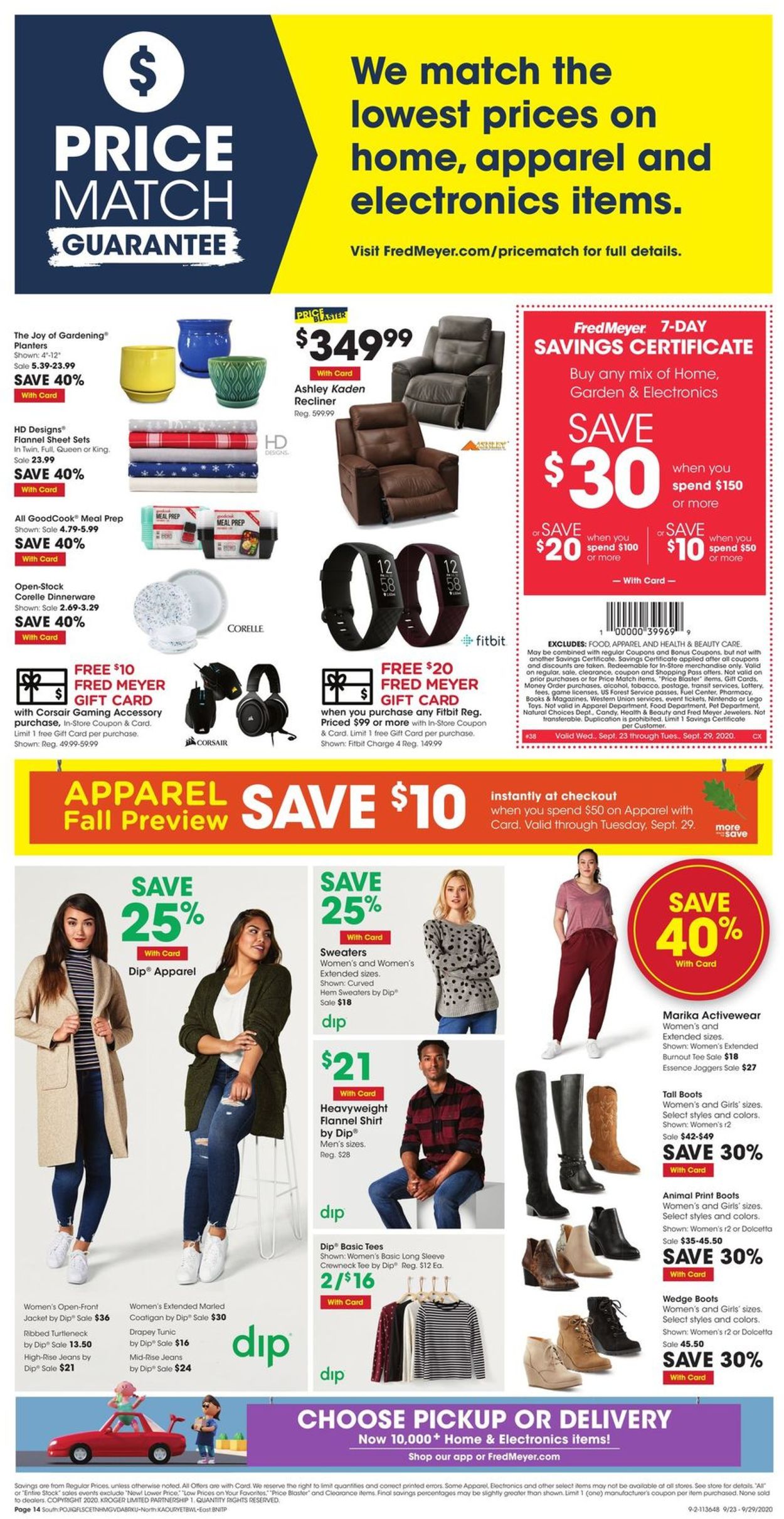 Fred Meyer Weekly Ad Circular - valid 09/23-09/29/2020 (Page 14)