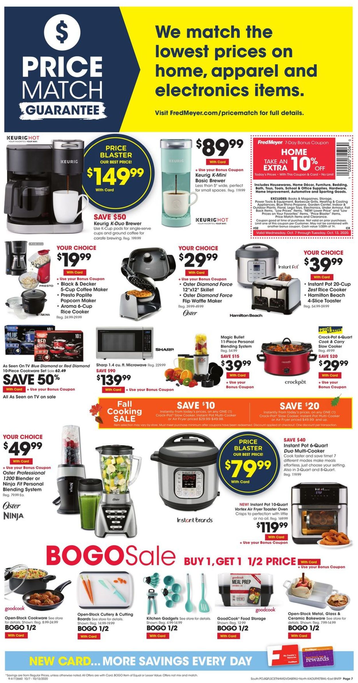 Fred Meyer Weekly Ad Circular - valid 10/07-10/13/2020 (Page 7)