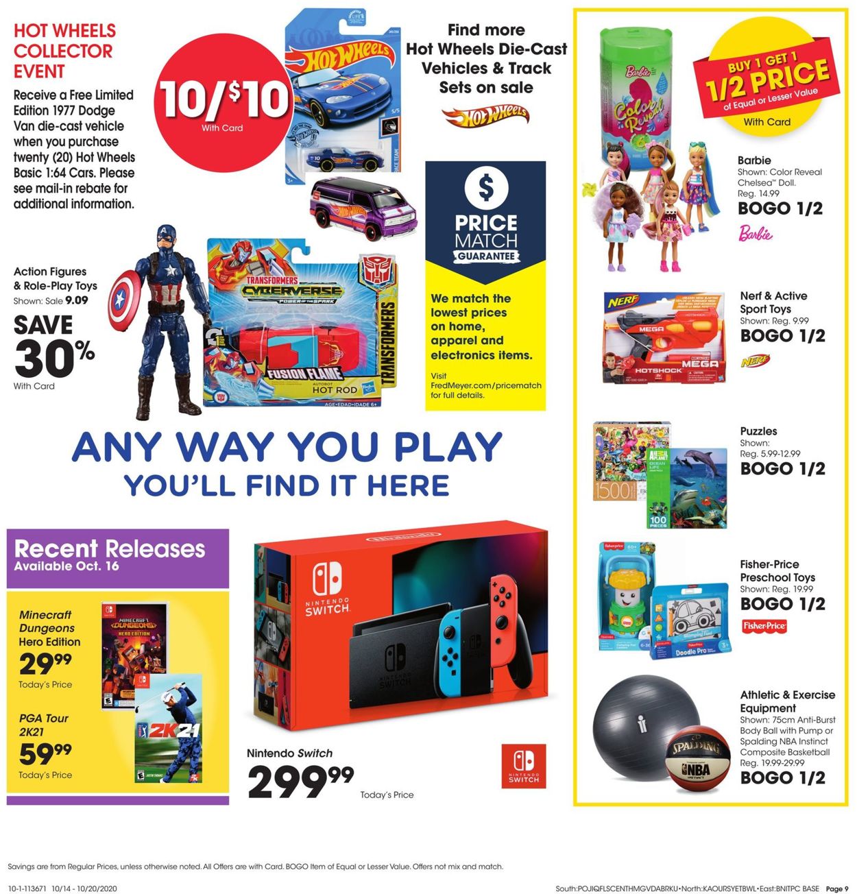 Fred Meyer Weekly Ad Circular - valid 10/14-10/20/2020 (Page 9)