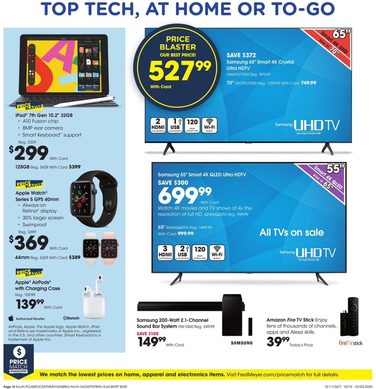 Fred Meyer Weekly Ad Circular - valid 10/14-10/20/2020 (Page 10)