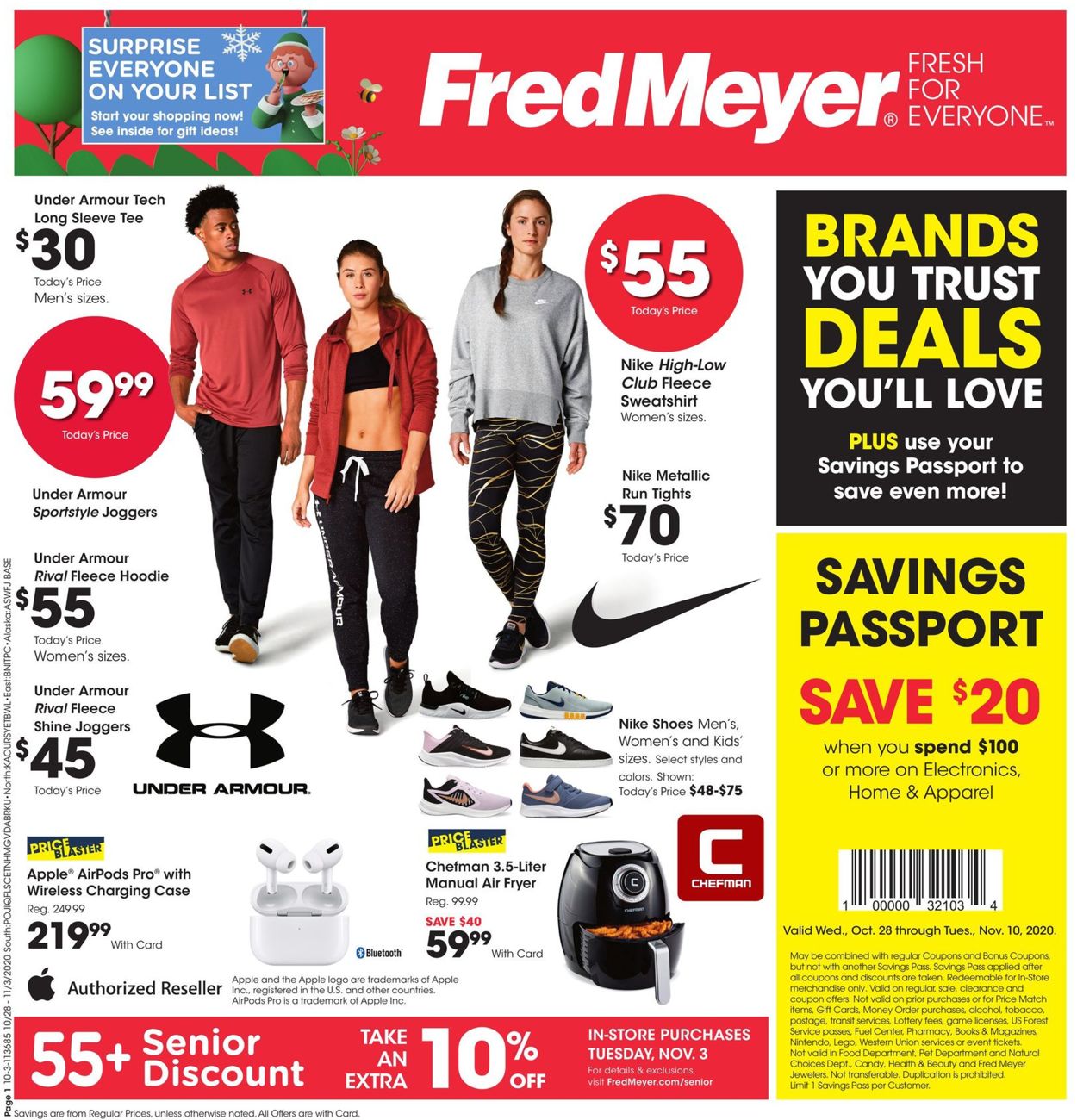 Fred Meyer Weekly Ad Circular - valid 10/28-11/03/2020
