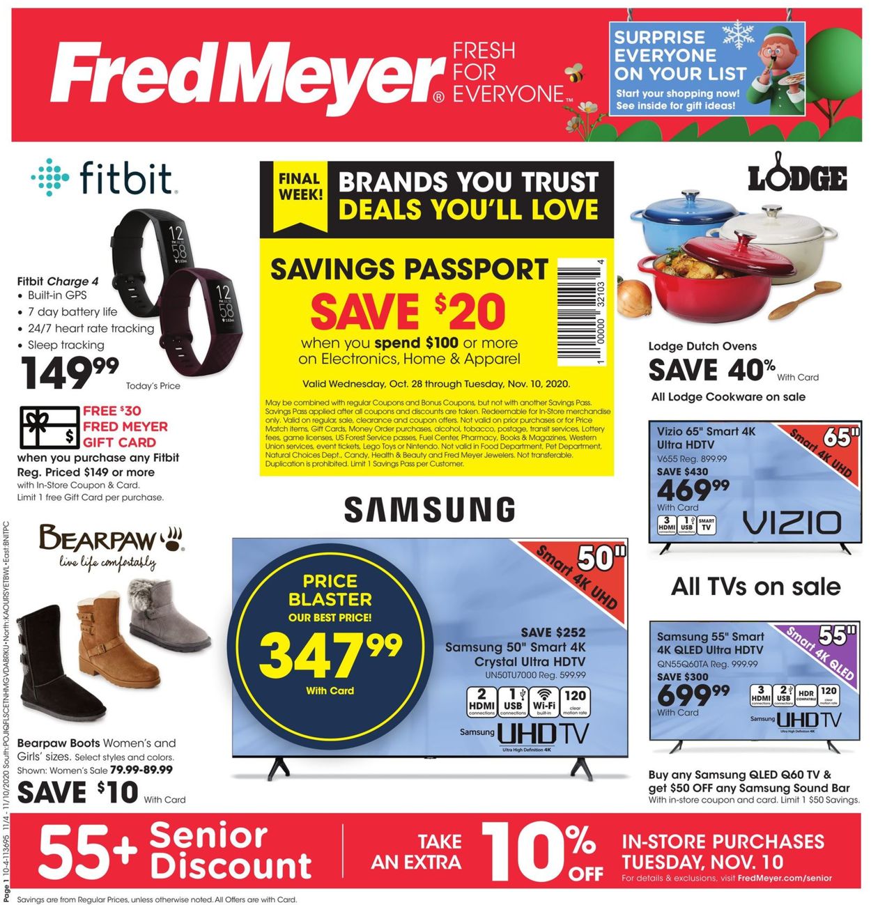 Fred Meyer Weekly Ad Circular - valid 11/04-11/10/2020
