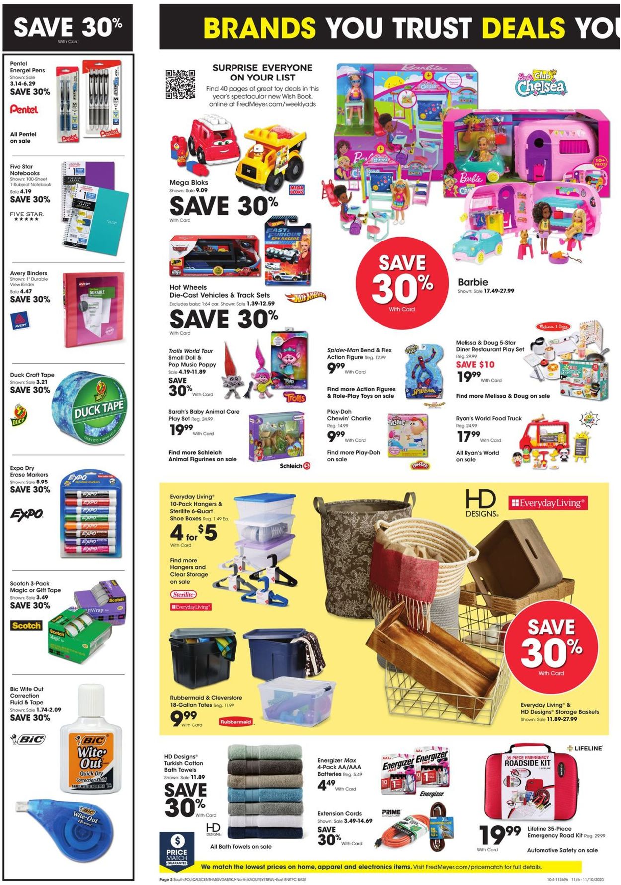 Fred Meyer Weekly Ad Circular - valid 11/06-11/10/2020 (Page 2)