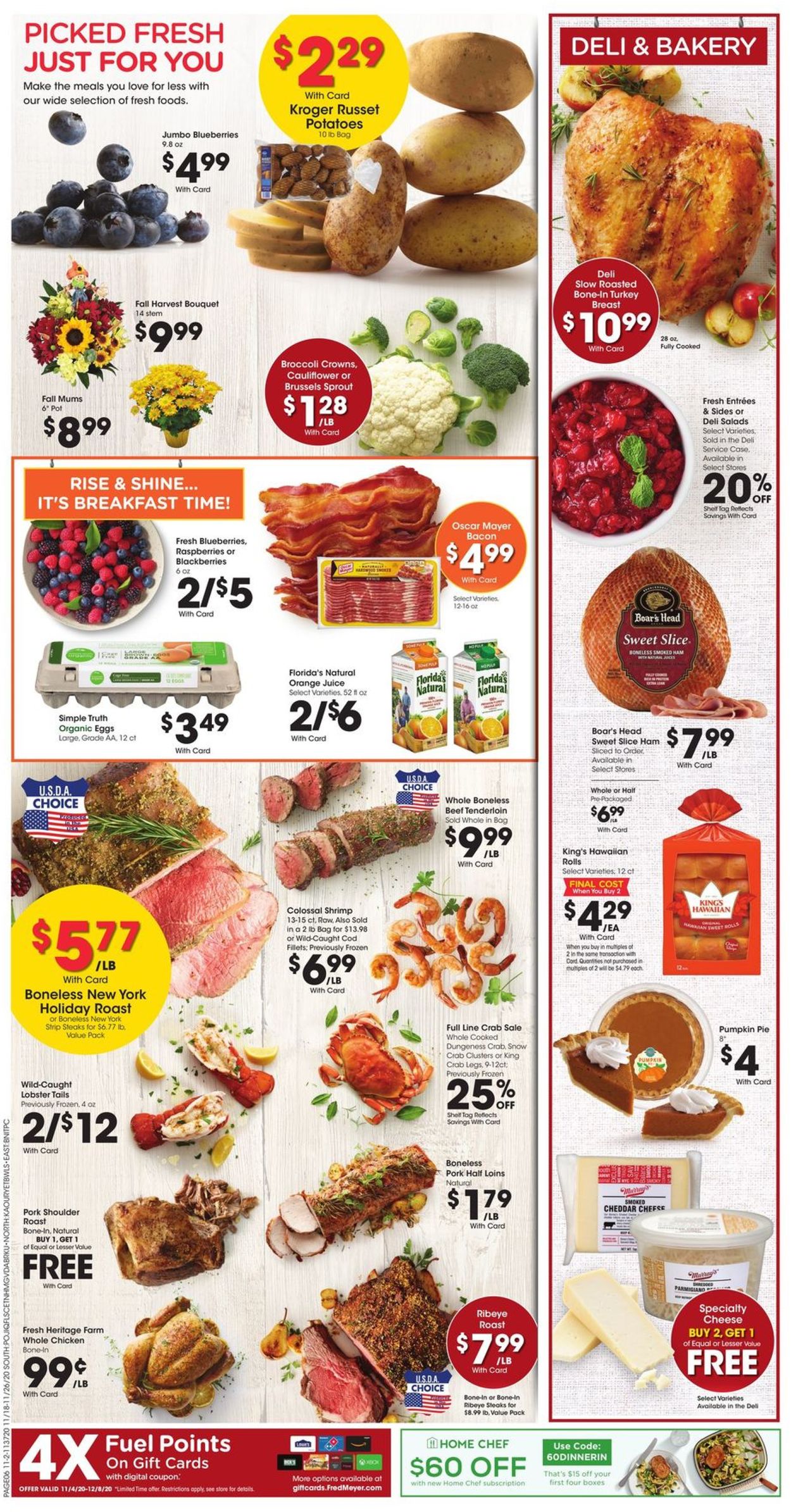 Fred Meyer Thanksgiving ad 2020 Weekly Ad Circular - valid 11/18-11/26/2020 (Page 6)
