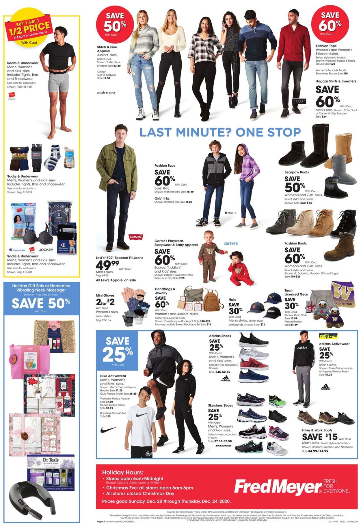 Fred Meyer Last 5 Days to Save Weekly Ad Circular - valid 12/20-12/24/2020 (Page 4)