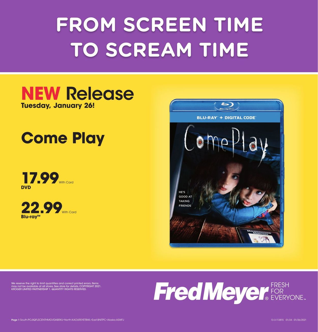 Fred Meyer Weekly Ad Circular - valid 01/24-01/26/2021