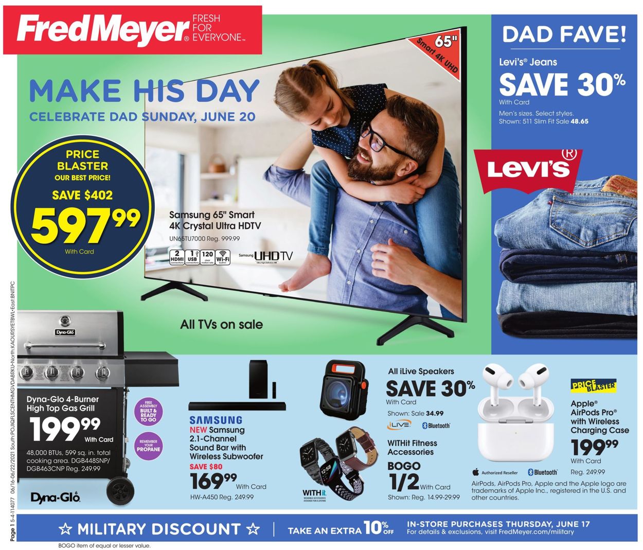 Fred Meyer Weekly Ad Circular - valid 06/16-06/22/2021