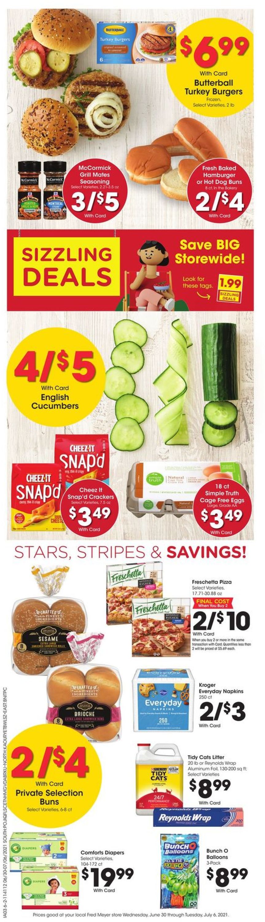 Fred Meyer Weekly Ad Circular - valid 06/30-07/06/2021 (Page 11)