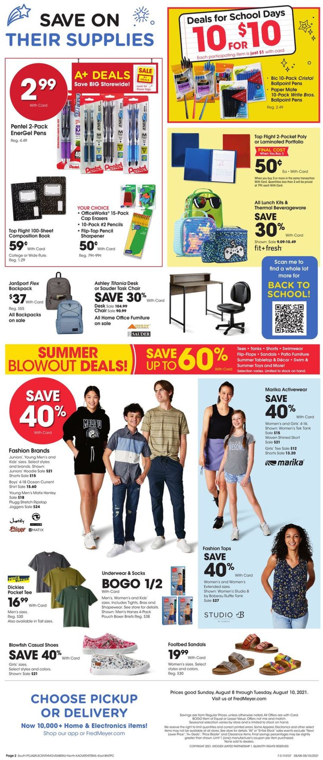 Fred Meyer Weekly Ad Circular - valid 08/08-08/10/2021 (Page 2)