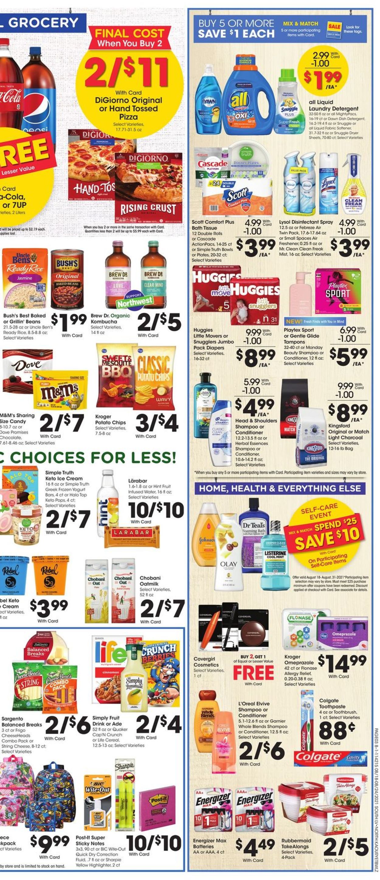Fred Meyer Weekly Ad Circular - valid 08/18-08/24/2021 (Page 8)