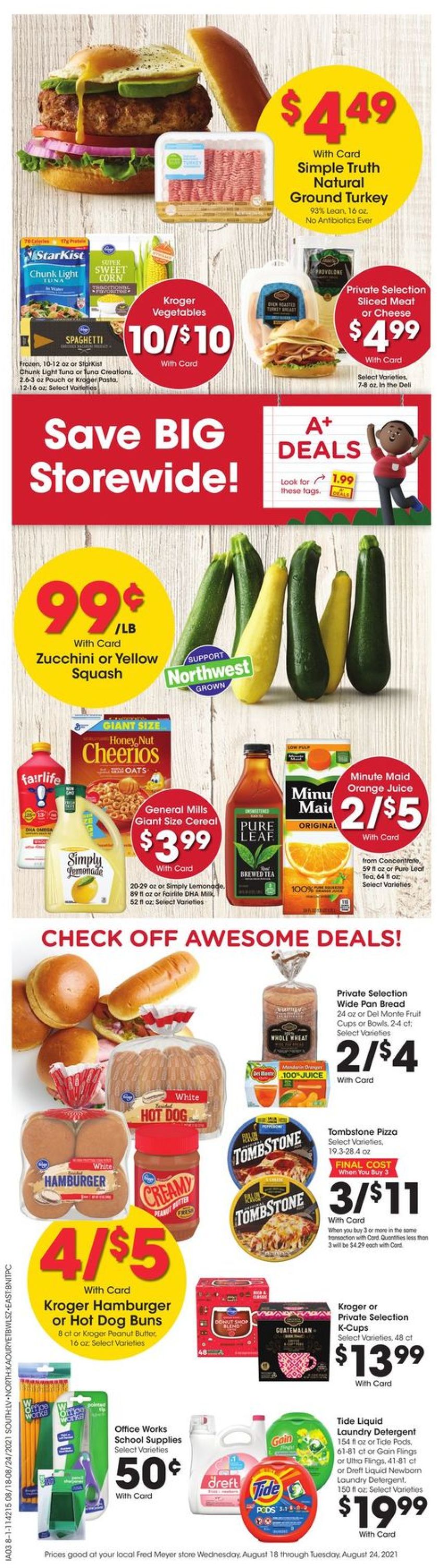 Fred Meyer Weekly Ad Circular - valid 08/18-08/24/2021 (Page 11)