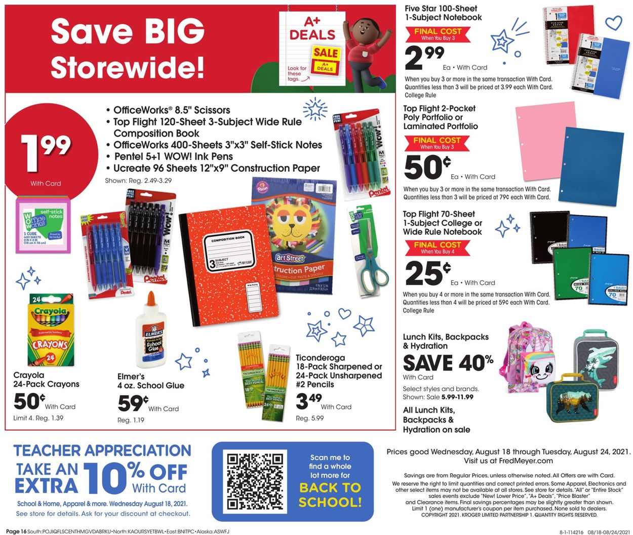 Fred Meyer Weekly Ad Circular - valid 08/18-08/24/2021 (Page 16)