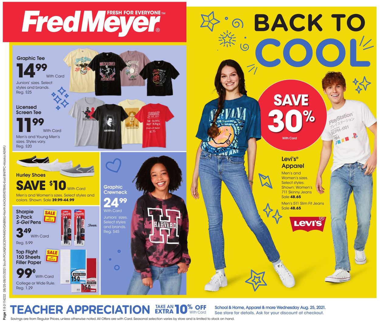 Fred Meyer Weekly Ad Circular - valid 08/25-08/31/2021