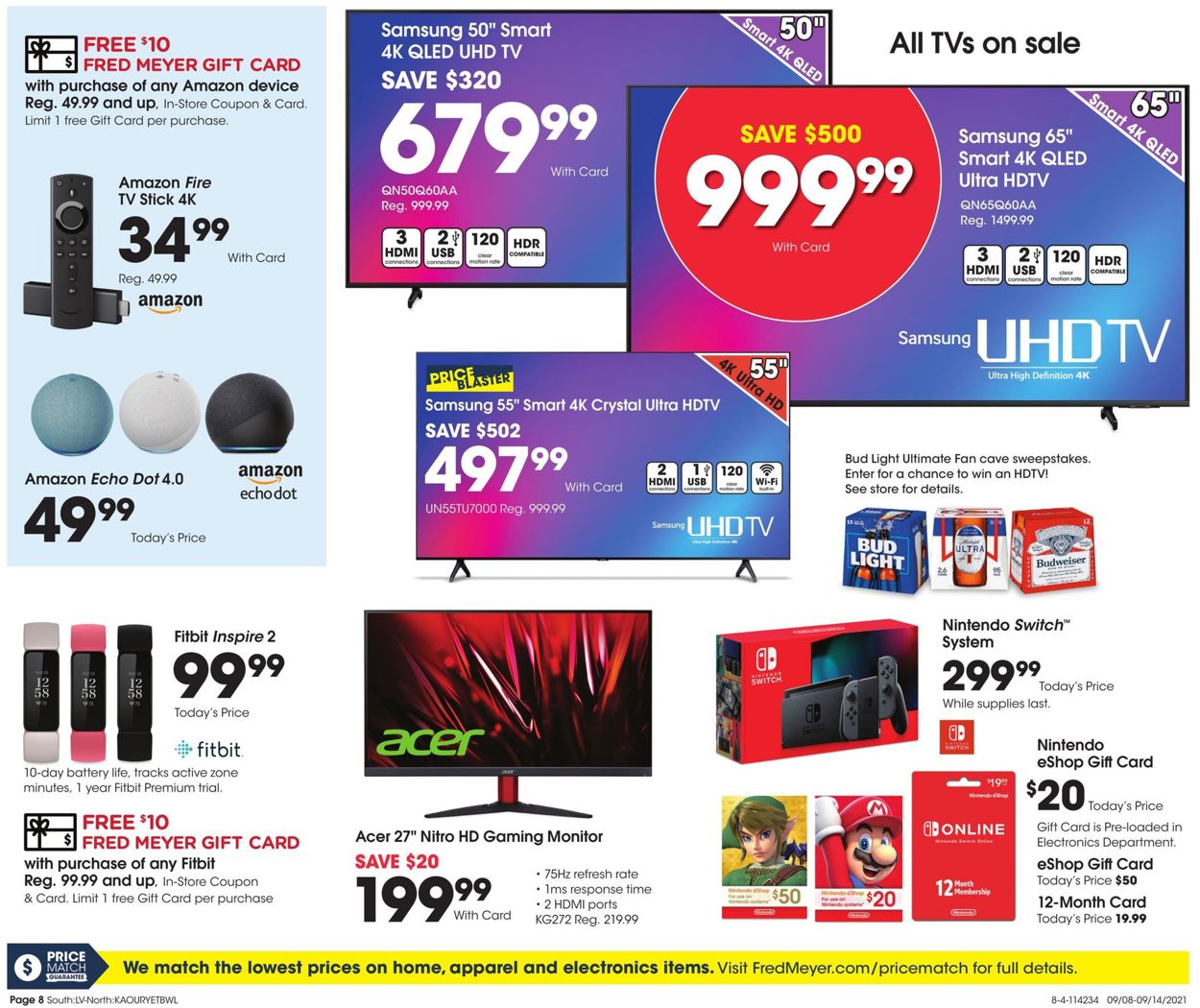Fred Meyer Weekly Ad Circular - valid 09/08-09/14/2021 (Page 8)