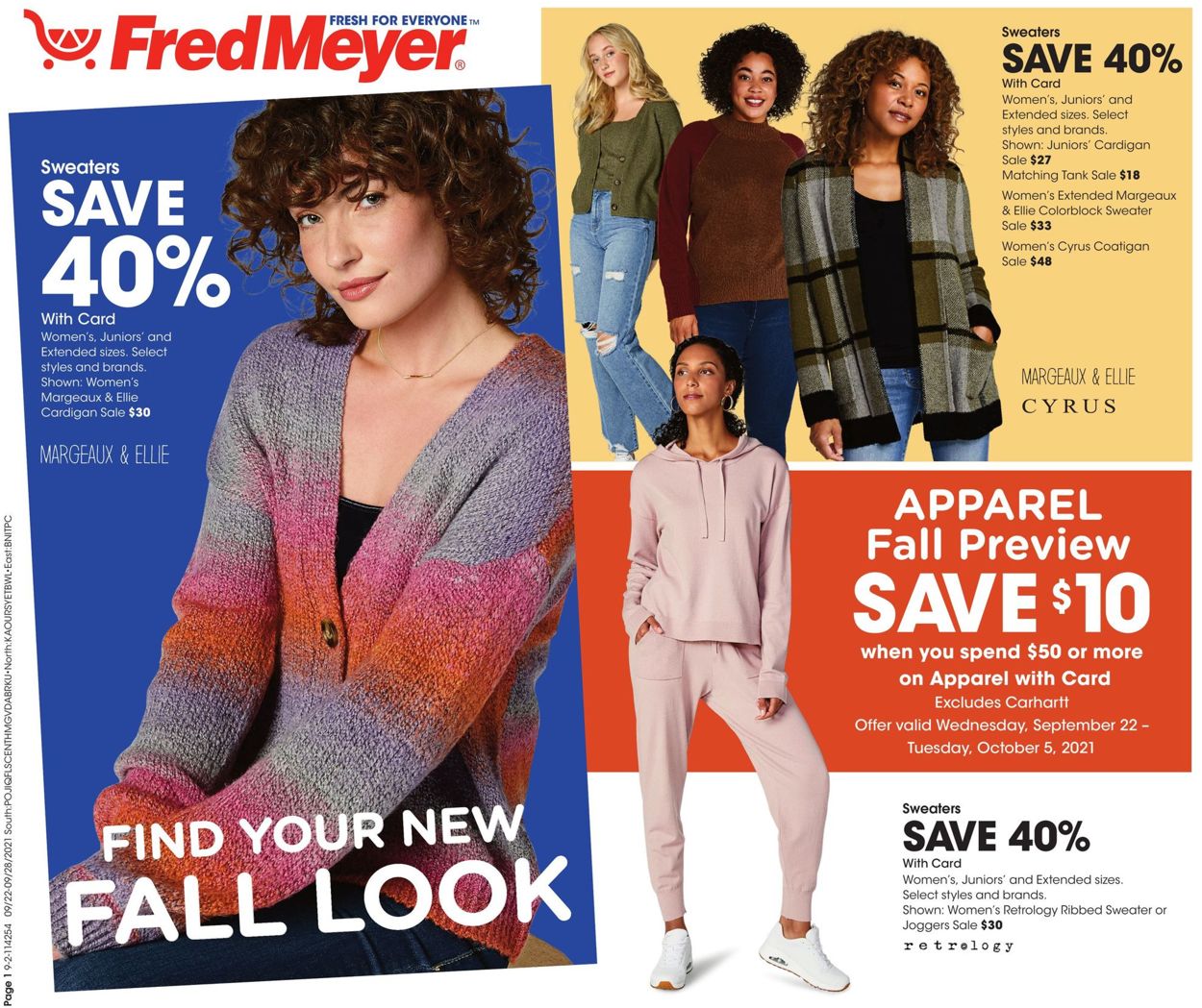 Fred Meyer Weekly Ad Circular - valid 09/22-09/28/2021
