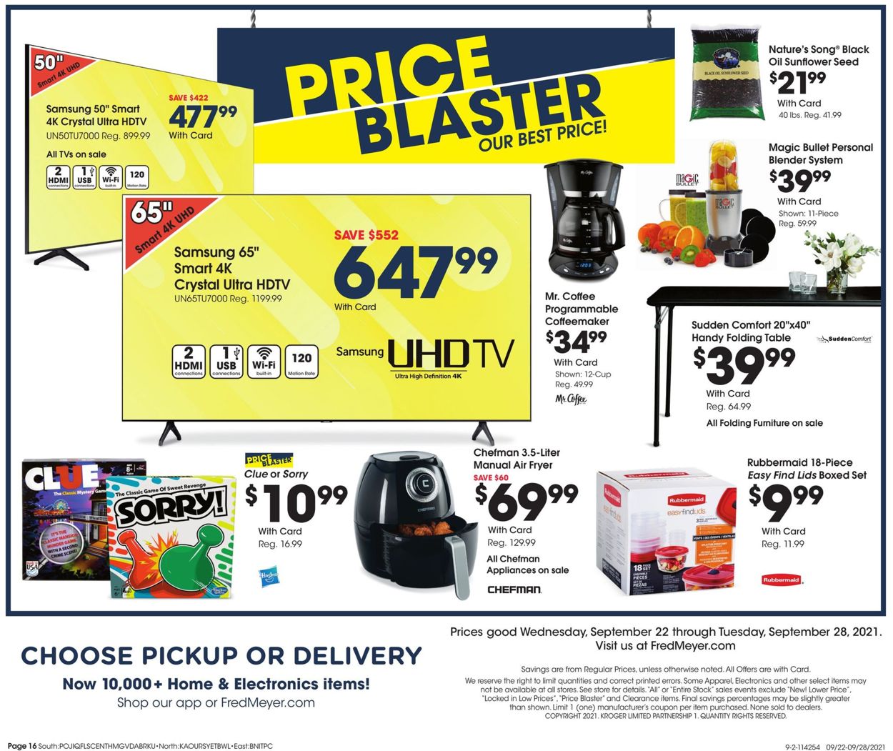 Fred Meyer Weekly Ad Circular - valid 09/22-09/28/2021 (Page 16)