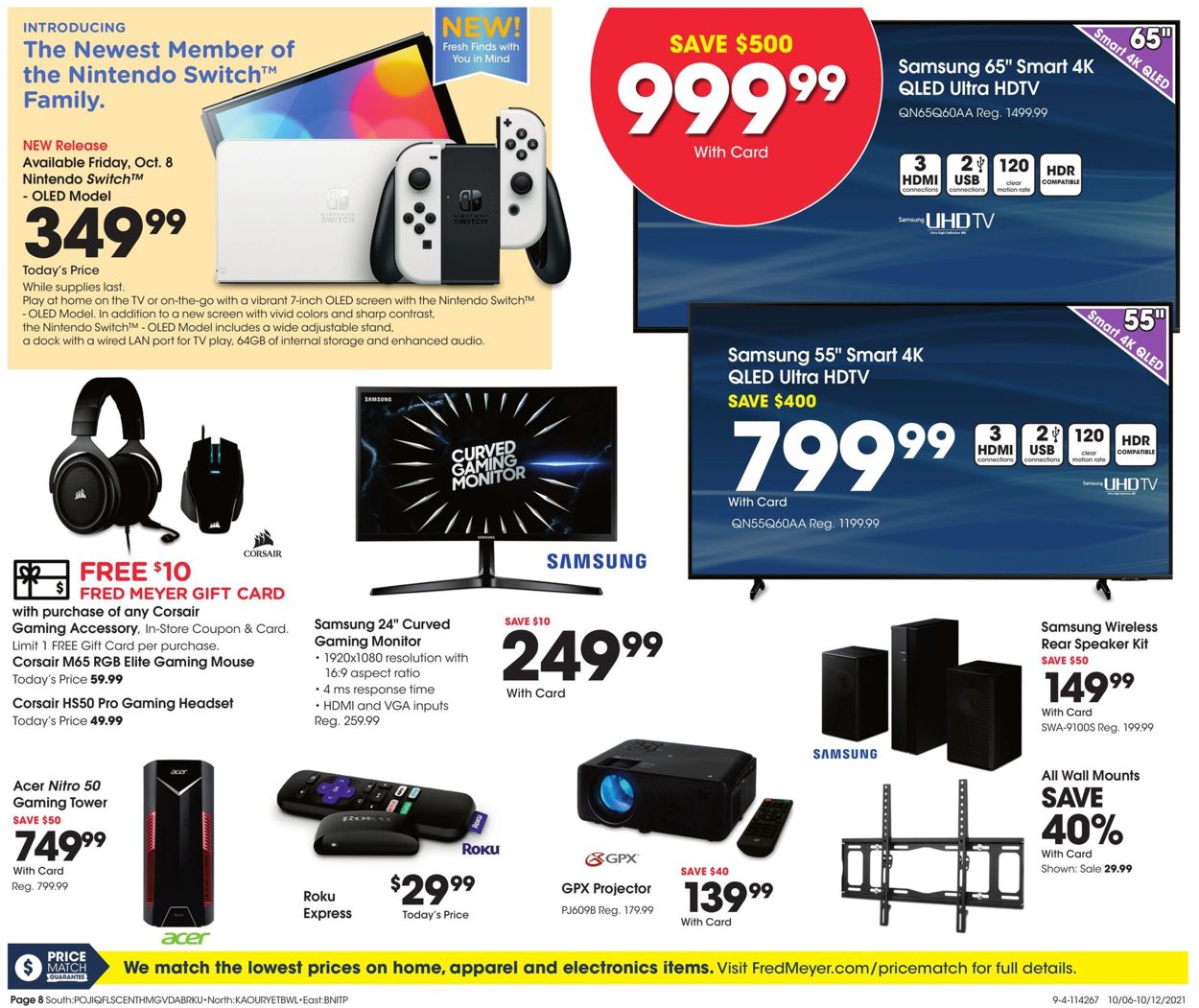 Fred Meyer Weekly Ad Circular - valid 10/06-10/12/2021 (Page 8)