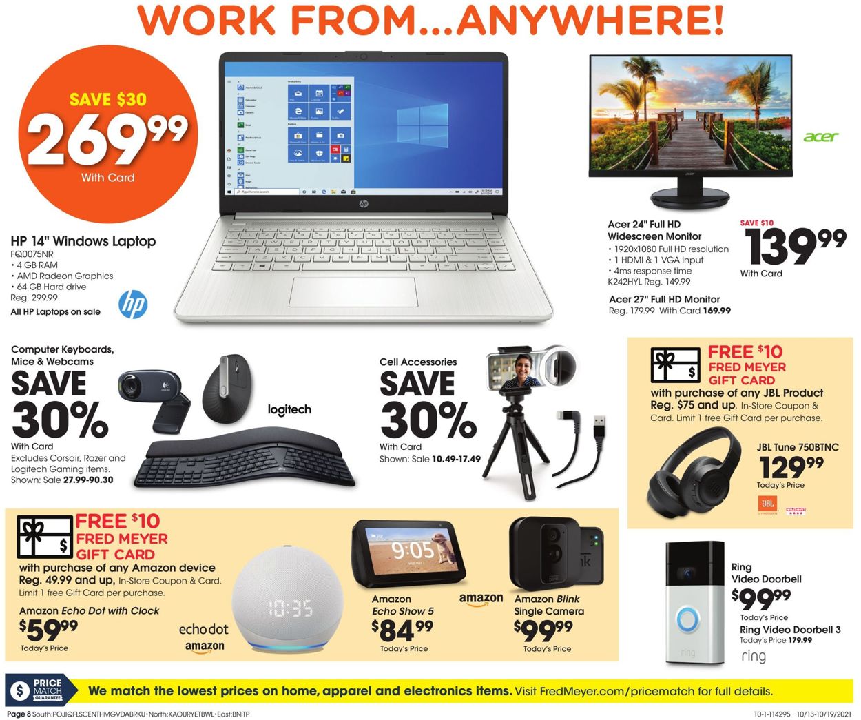 Fred Meyer Weekly Ad Circular - valid 10/13-10/19/2021 (Page 8)