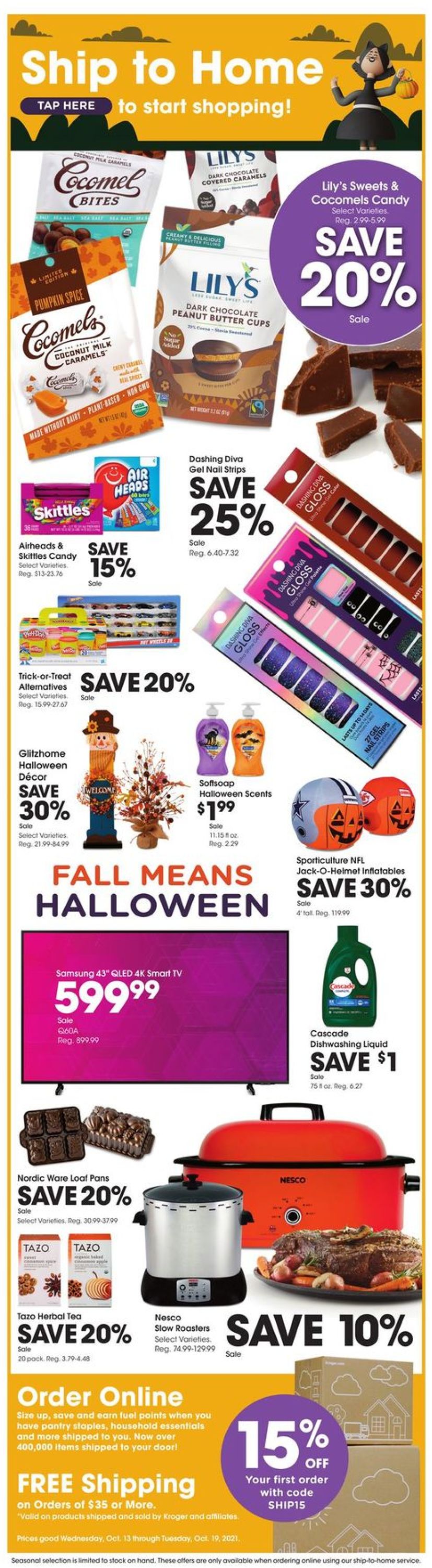 Fred Meyer Halloween 2021 Weekly Ad Circular - valid 10/13-10/19/2021