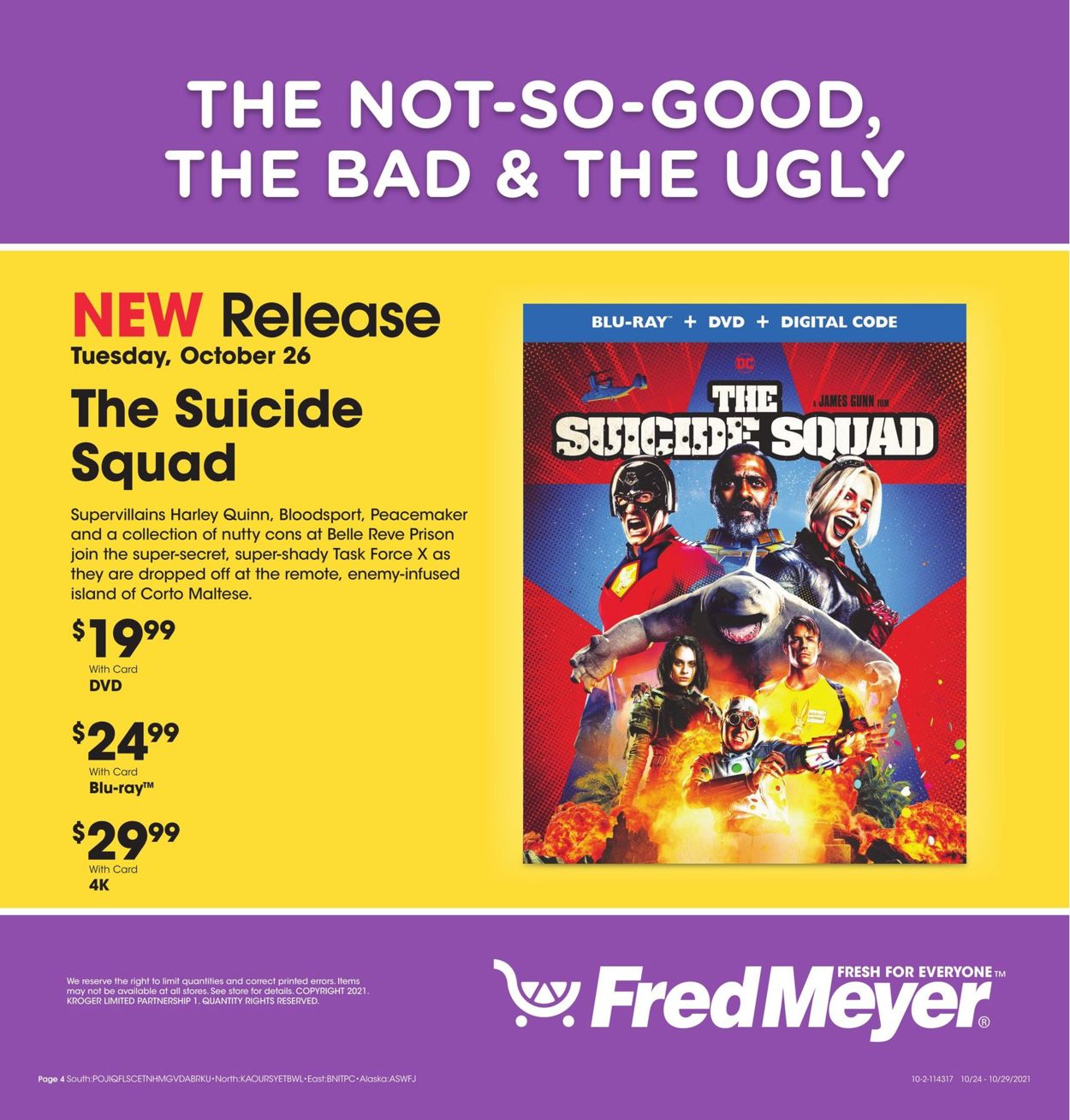 Fred Meyer Weekly Ad Circular - valid 10/24-10/29/2021 (Page 4)