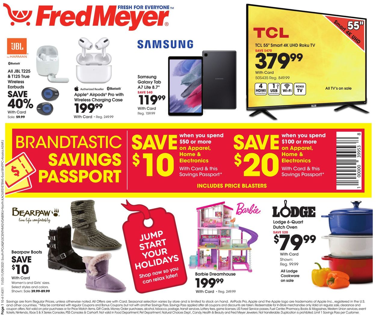 Fred Meyer Weekly Ad Circular - valid 11/03-11/09/2021