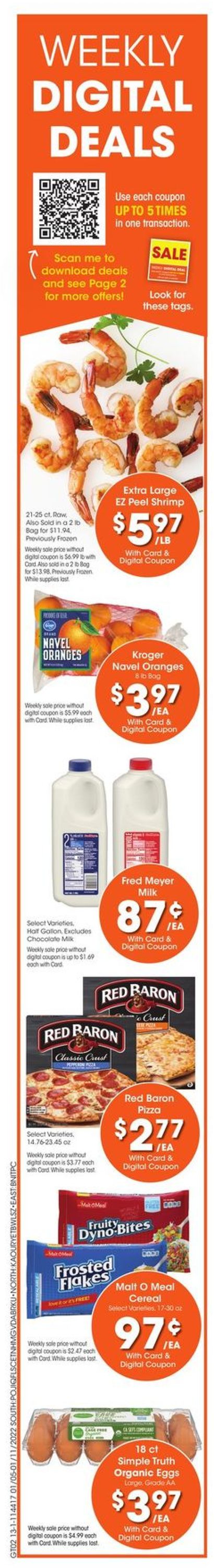 Fred Meyer Weekly Ad Circular - valid 01/05-01/11/2022 (Page 2)