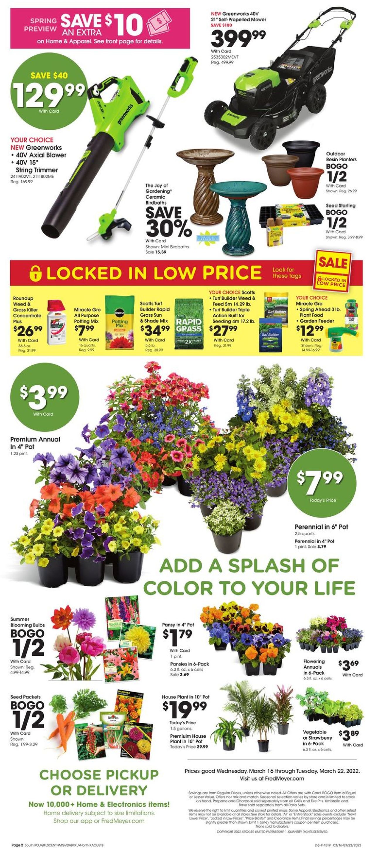 Fred Meyer Weekly Ad Circular - valid 03/16-03/22/2022 (Page 2)