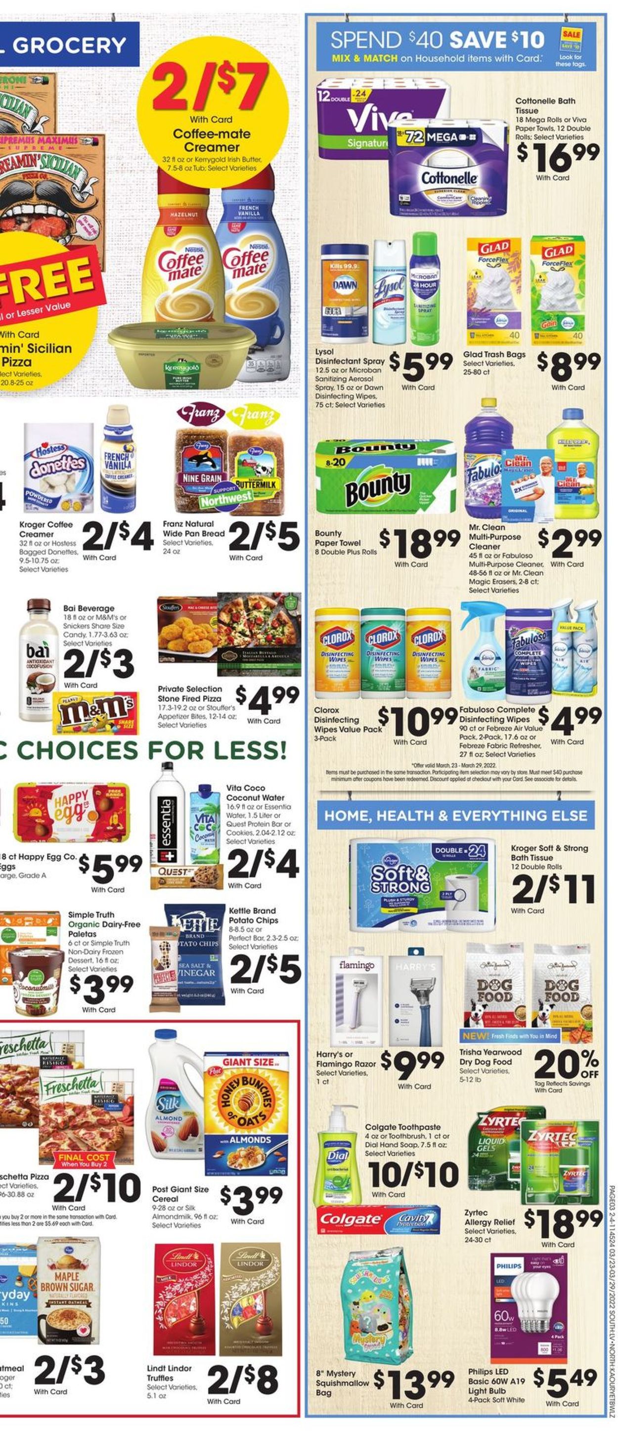 Fred Meyer Weekly Ad Circular - valid 03/23-03/29/2022 (Page 9)