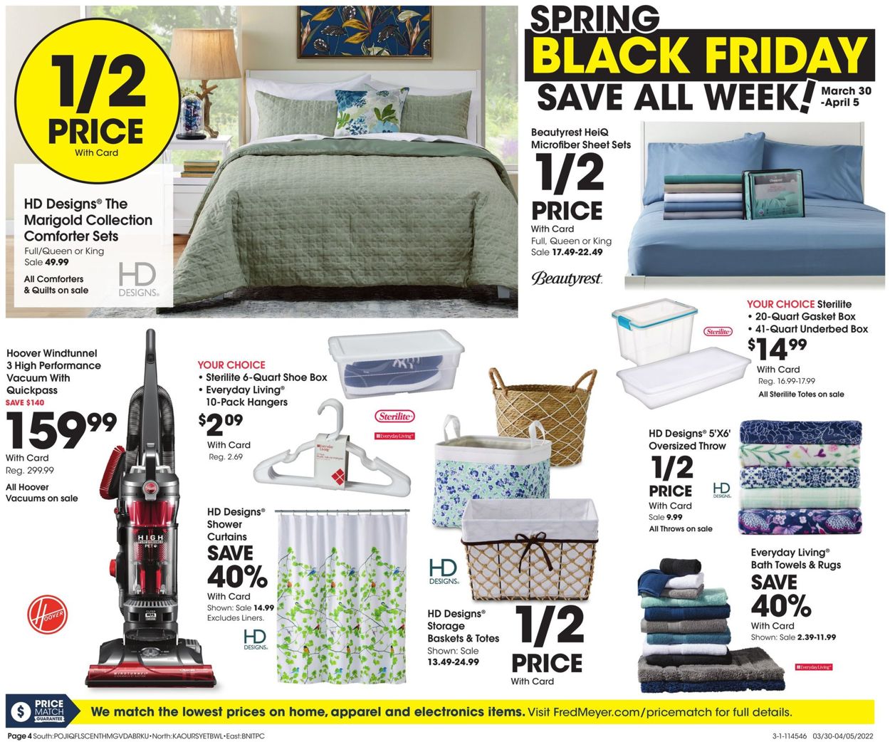 Fred Meyer Weekly Ad Circular - valid 03/30-04/05/2022 (Page 4)