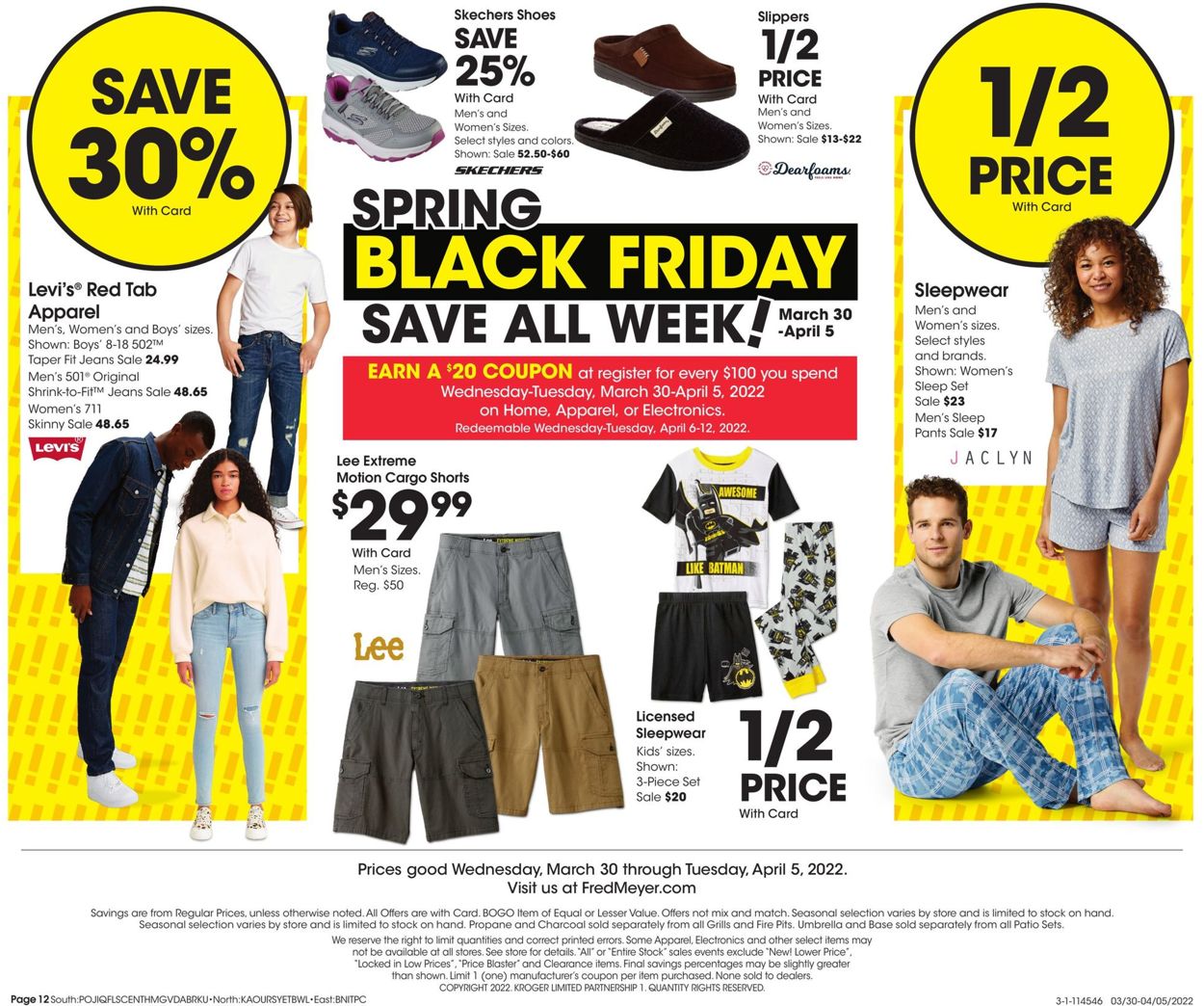 Fred Meyer Weekly Ad Circular - valid 03/30-04/05/2022 (Page 12)