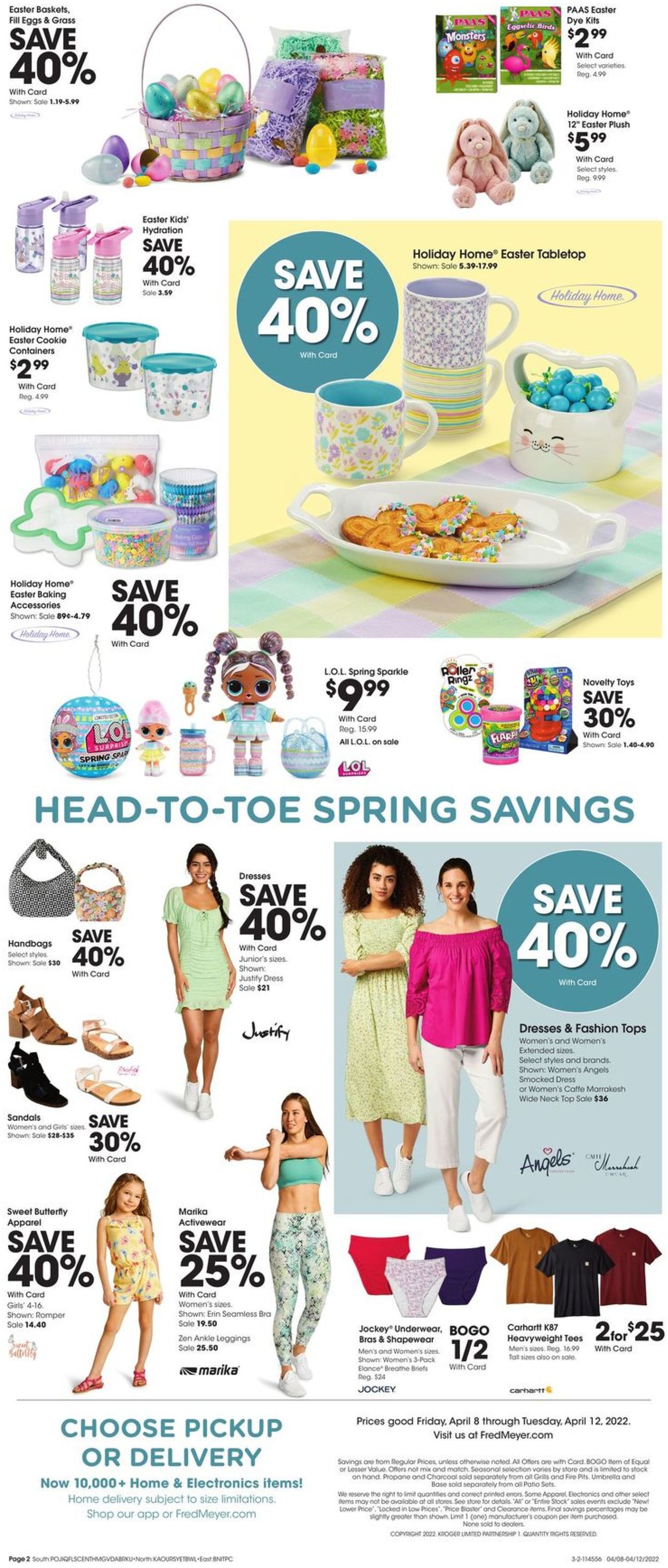 Fred Meyer Weekly Ad Circular - valid 04/08-04/12/2022 (Page 2)
