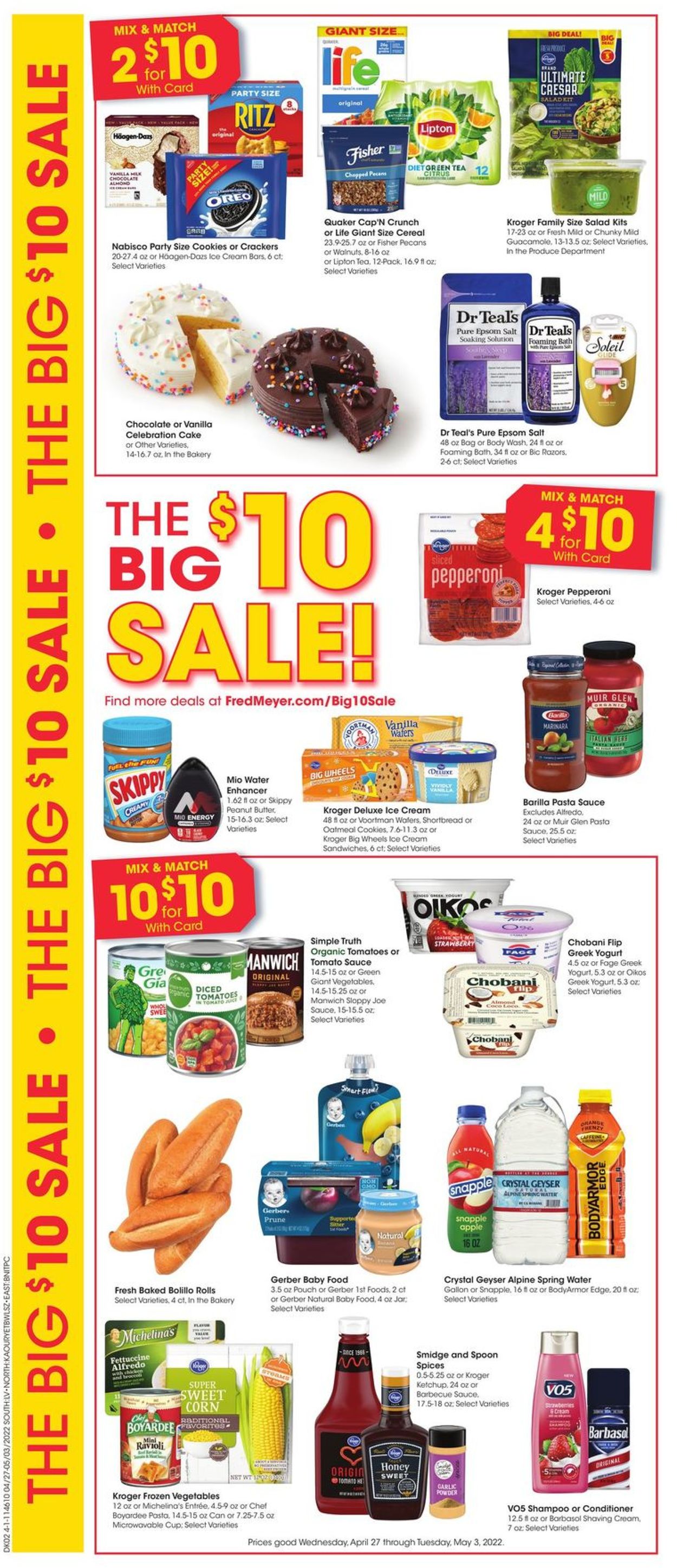 Fred Meyer Weekly Ad Circular - valid 04/27-05/03/2022 (Page 5)