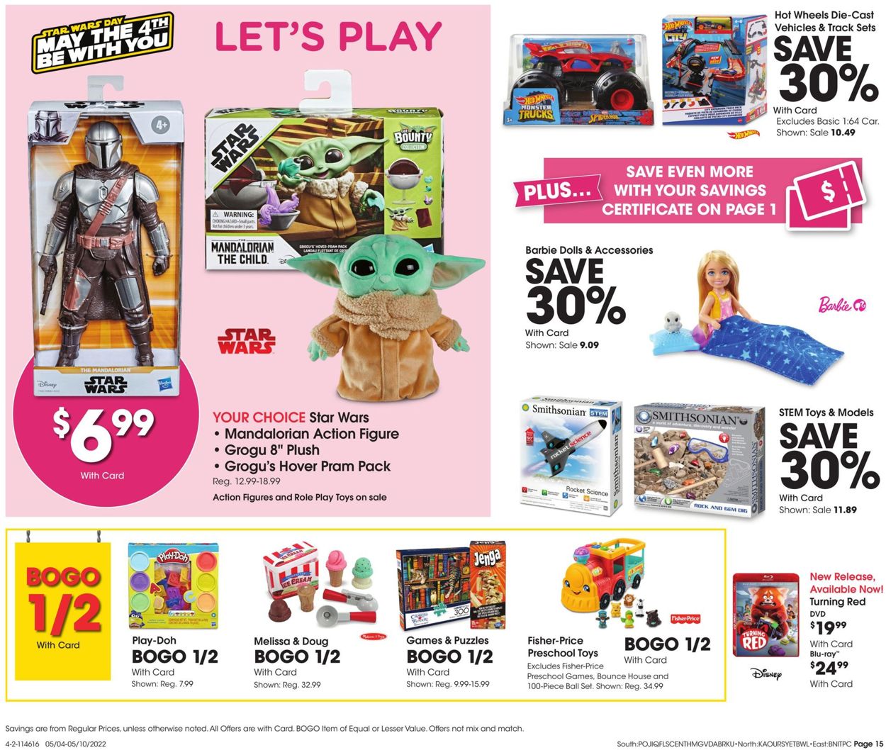 Fred Meyer Weekly Ad Circular - valid 05/04-05/10/2022 (Page 15)