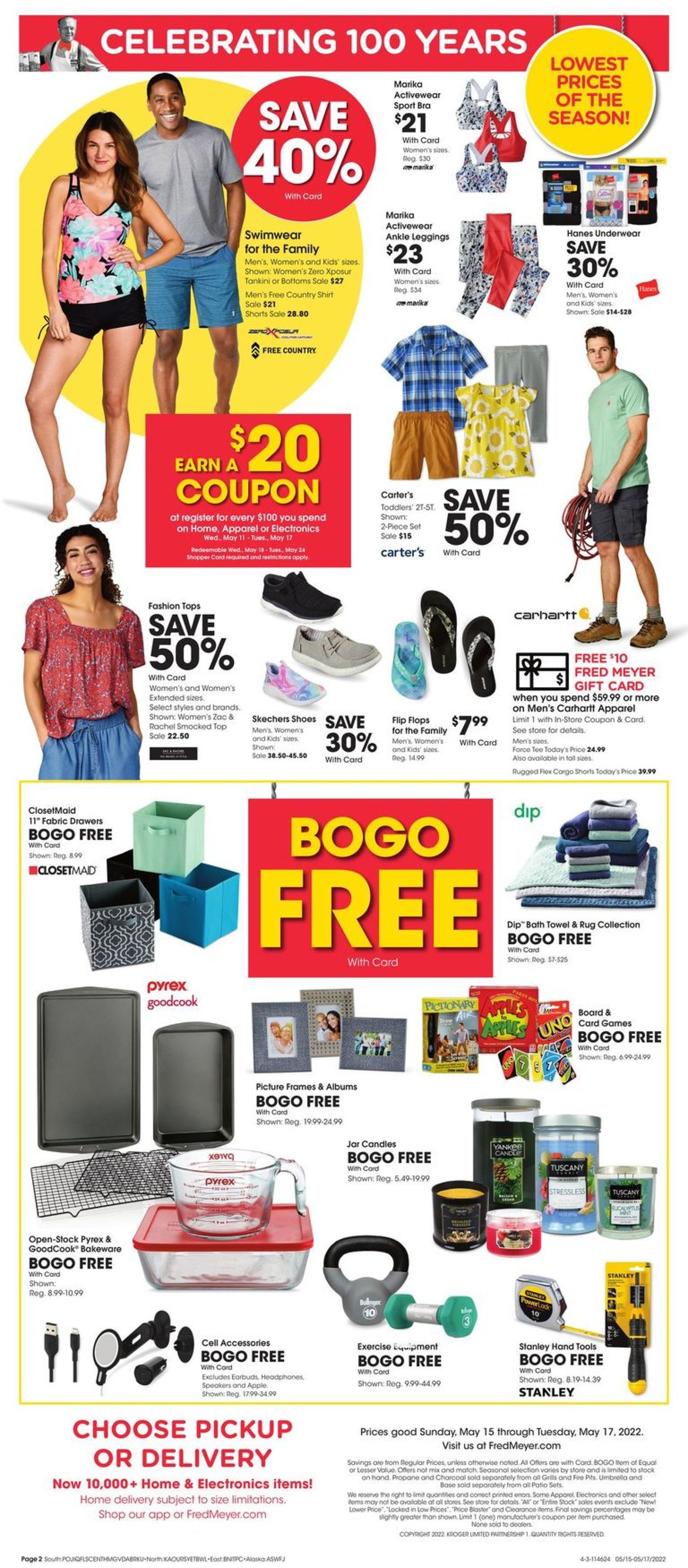 Fred Meyer Weekly Ad Circular - valid 05/15-05/17/2022 (Page 2)