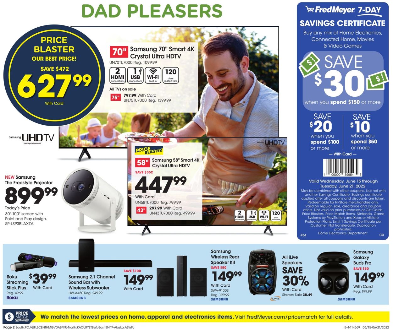 Fred Meyer Weekly Ad Circular - valid 06/15-06/21/2022 (Page 2)