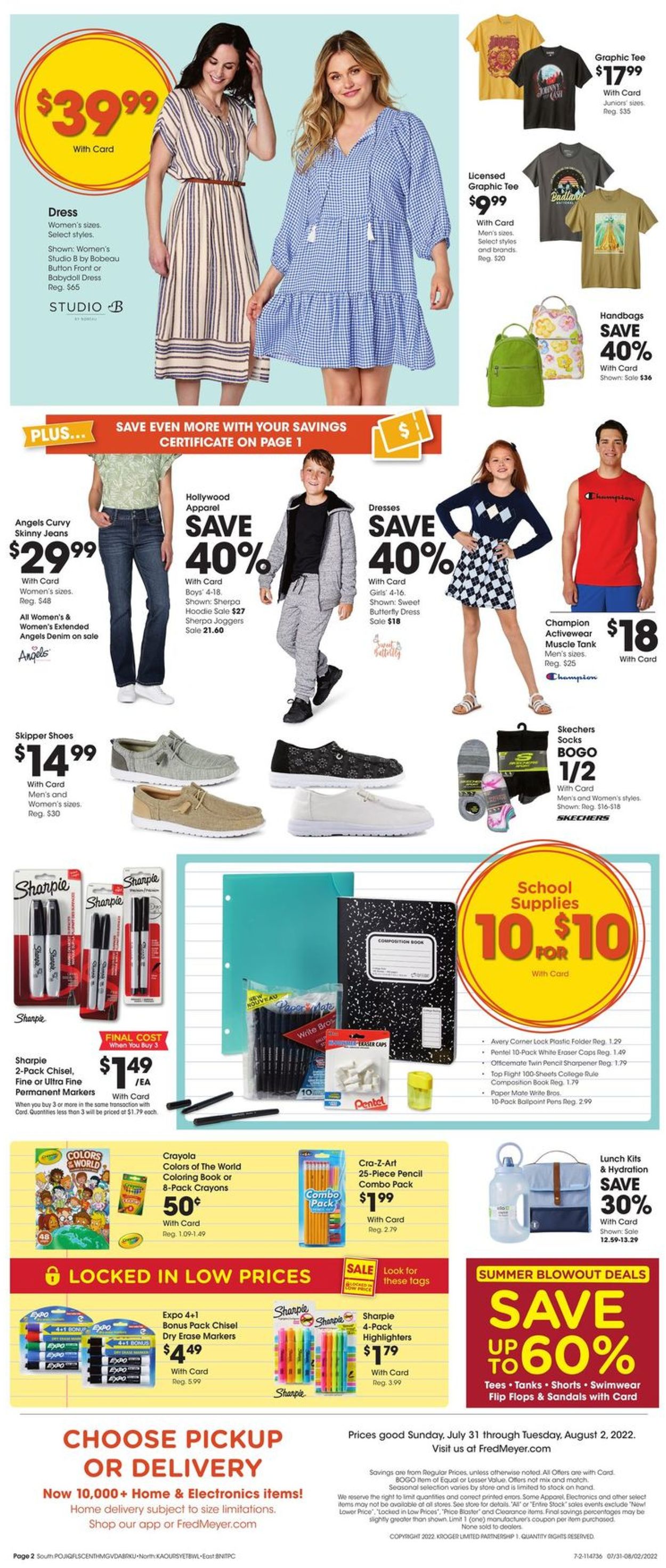 Fred Meyer Weekly Ad Circular - valid 07/31-08/02/2022 (Page 2)