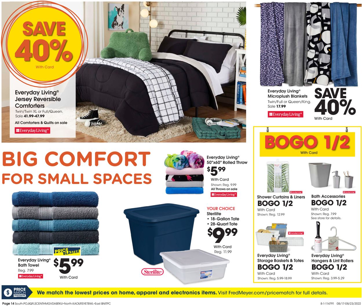Fred Meyer Weekly Ad Circular - valid 08/17-08/23/2022 (Page 14)