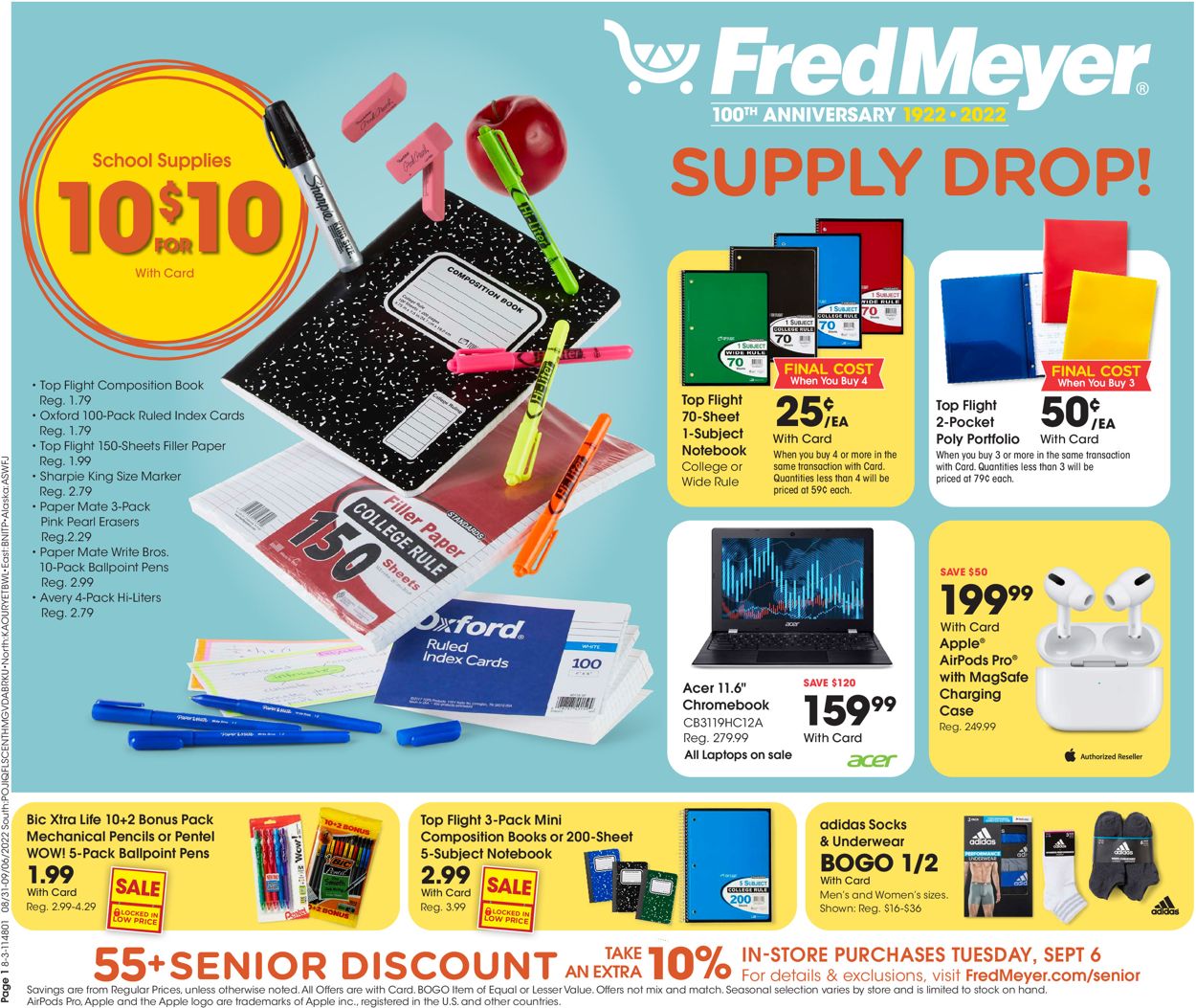 Fred Meyer Weekly Ad Circular - valid 08/31-09/06/2022